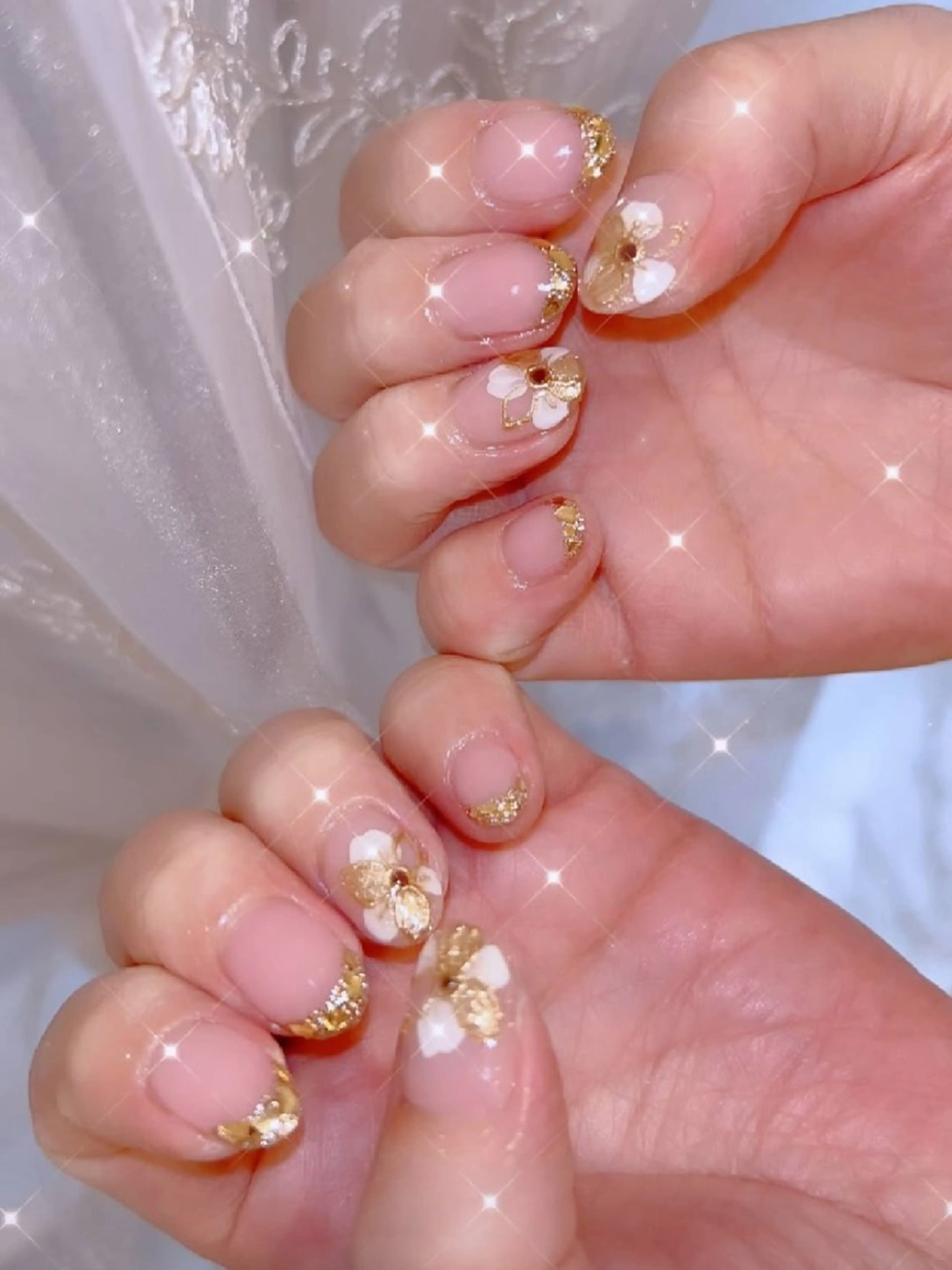 ネイル 長さ出し ジェルネイル 韓国ネイル マグネットネイル ニュアンスネイル ハンドネイル I LOVE ME NAIL.｡.:*♡のネイルデザイン