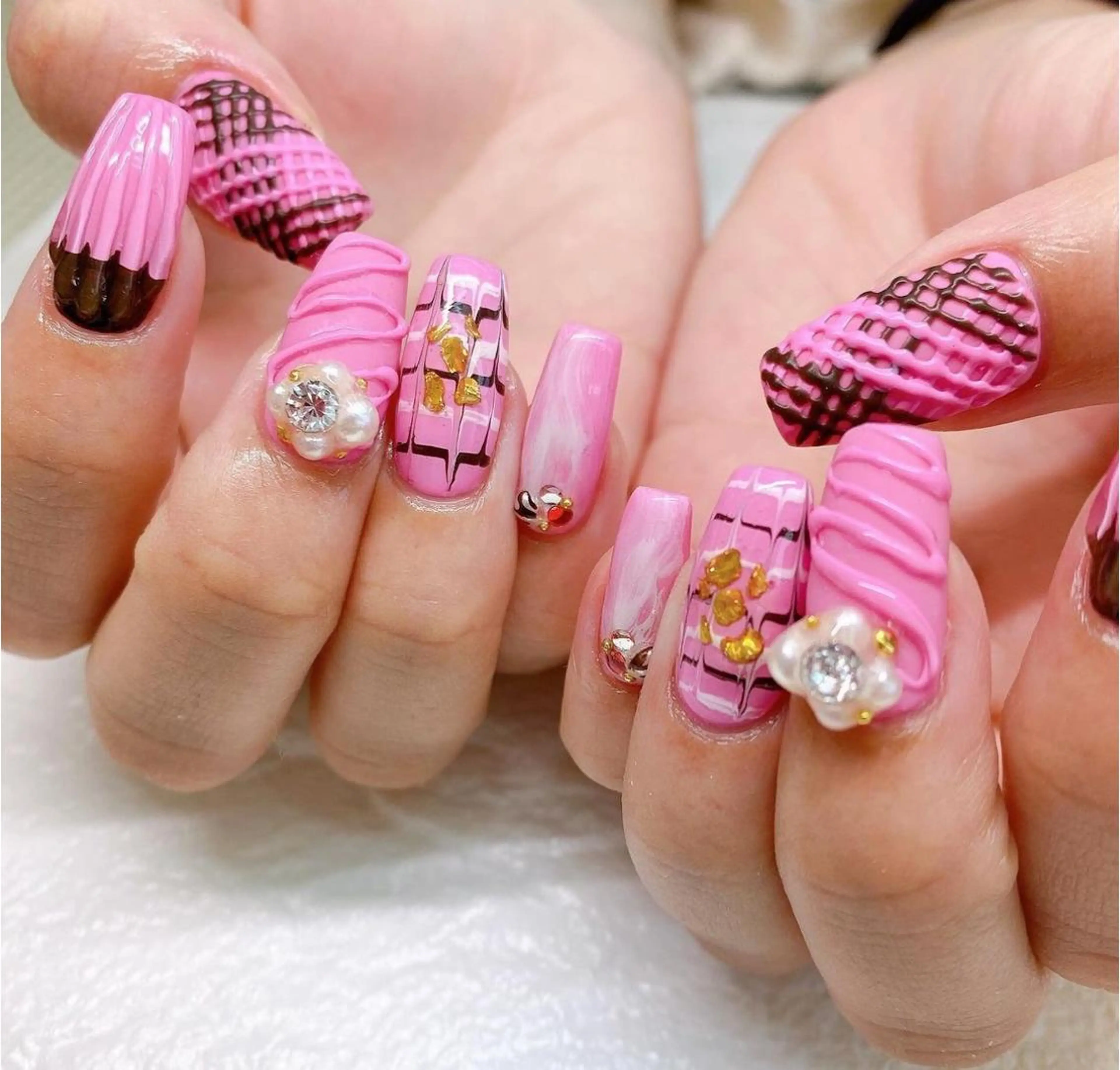 ネイル 豊橋美容院 ソンリエのヘアスタイル