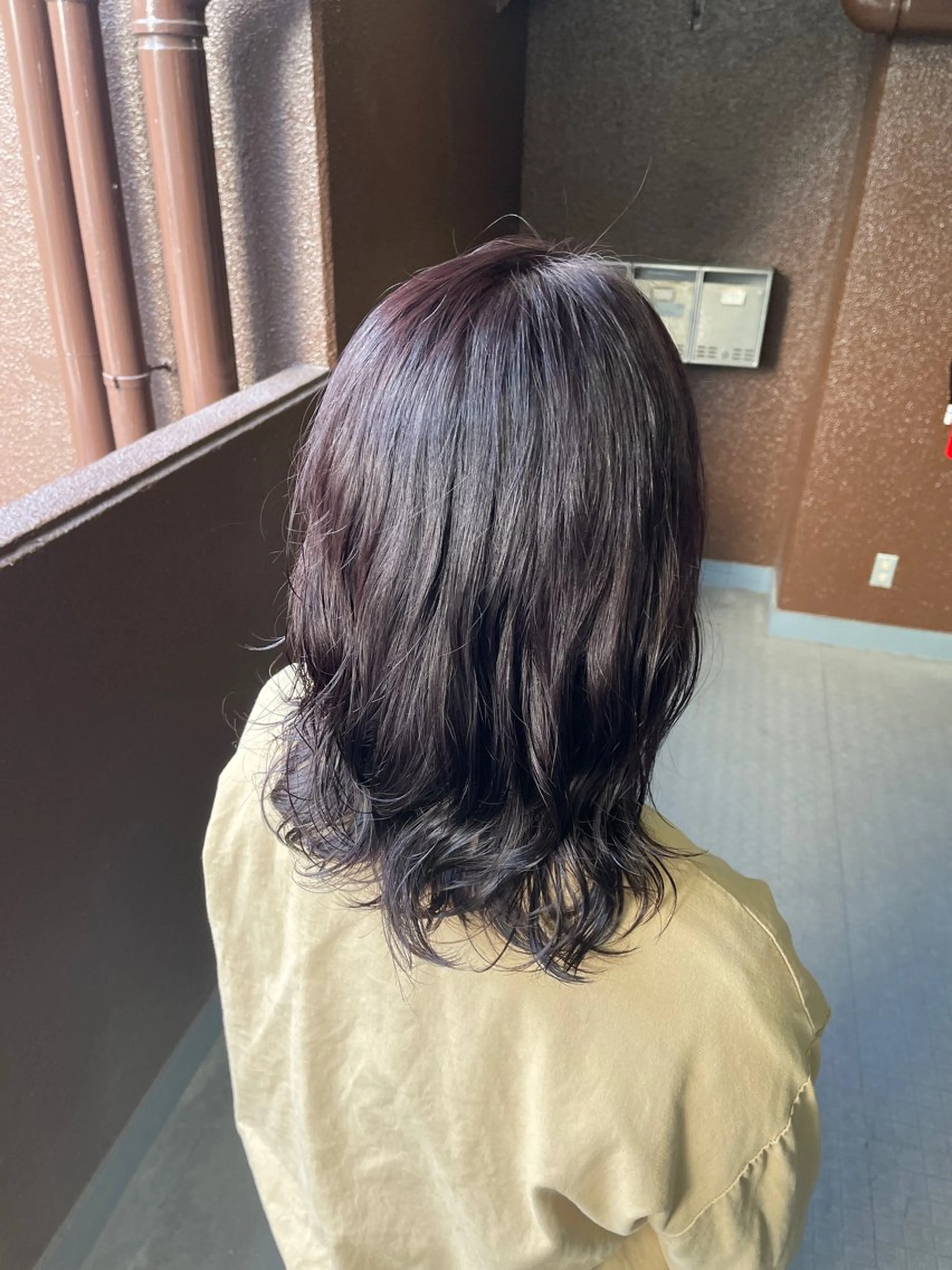 セミロング ヘアカラー JURI /HUIのヘアスタイル