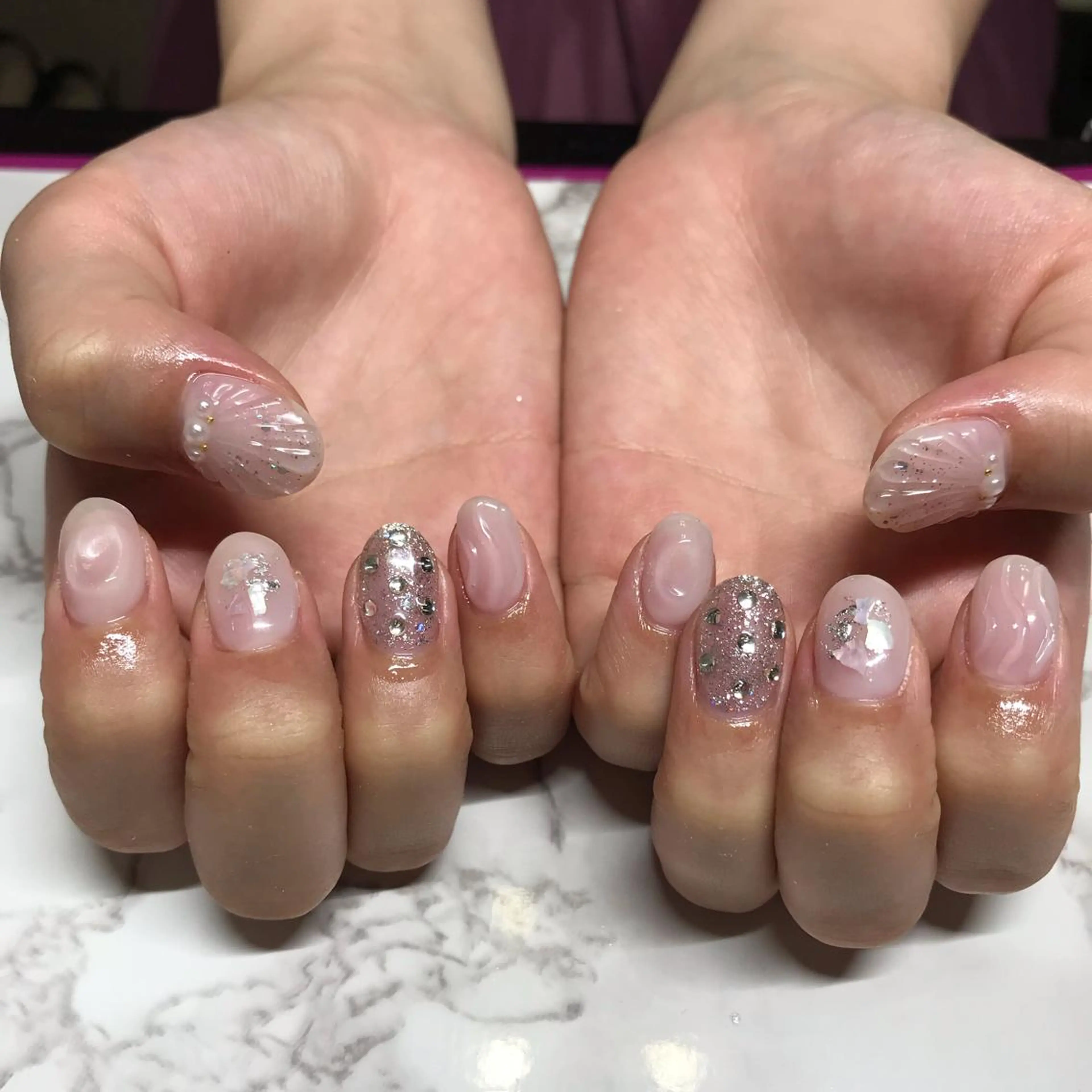 ネイル 持ち込み アスピーネイル asukaのネイルデザイン