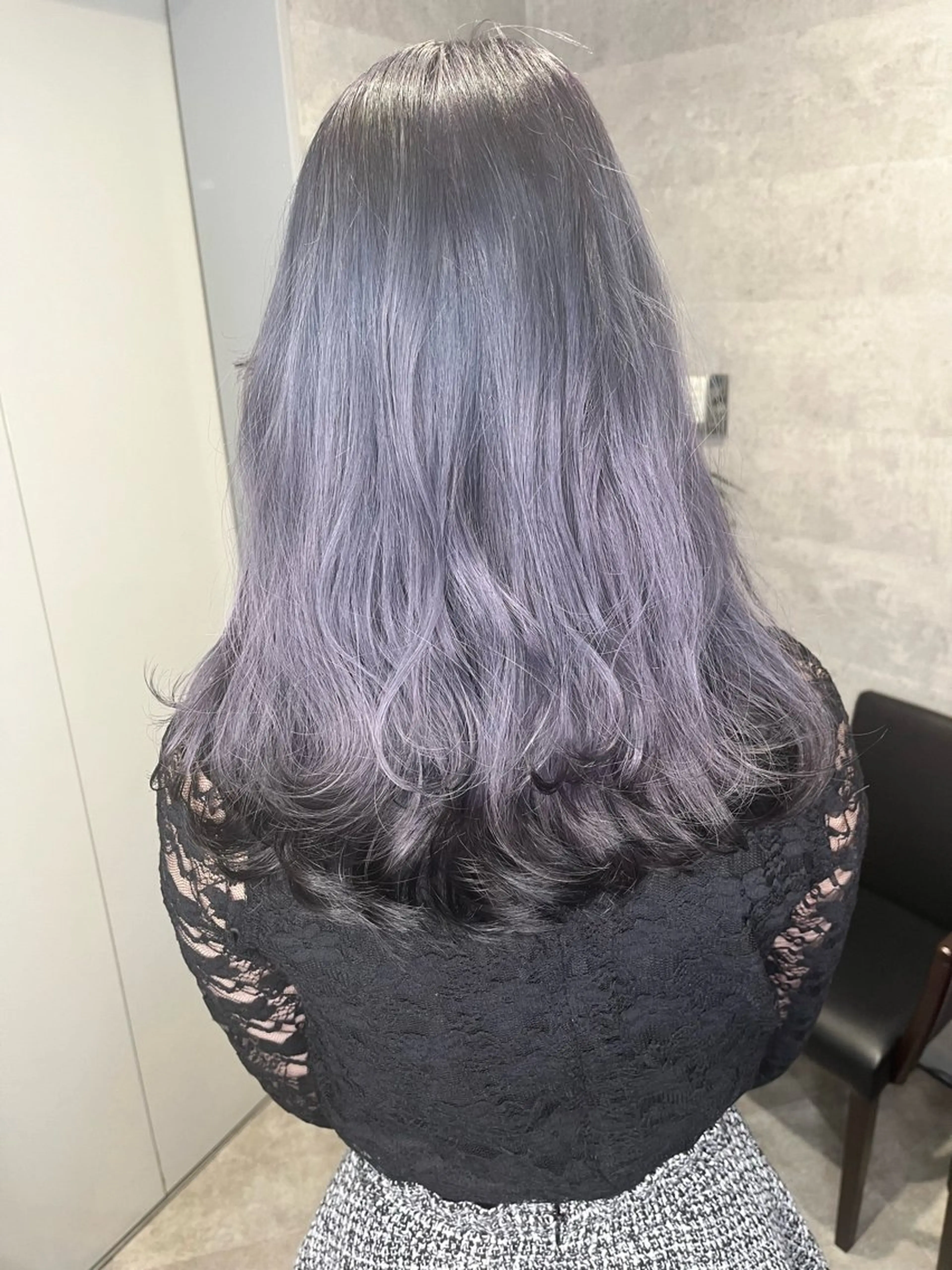 ロング カラー ダブルカラー 新宿のヘアスタイル