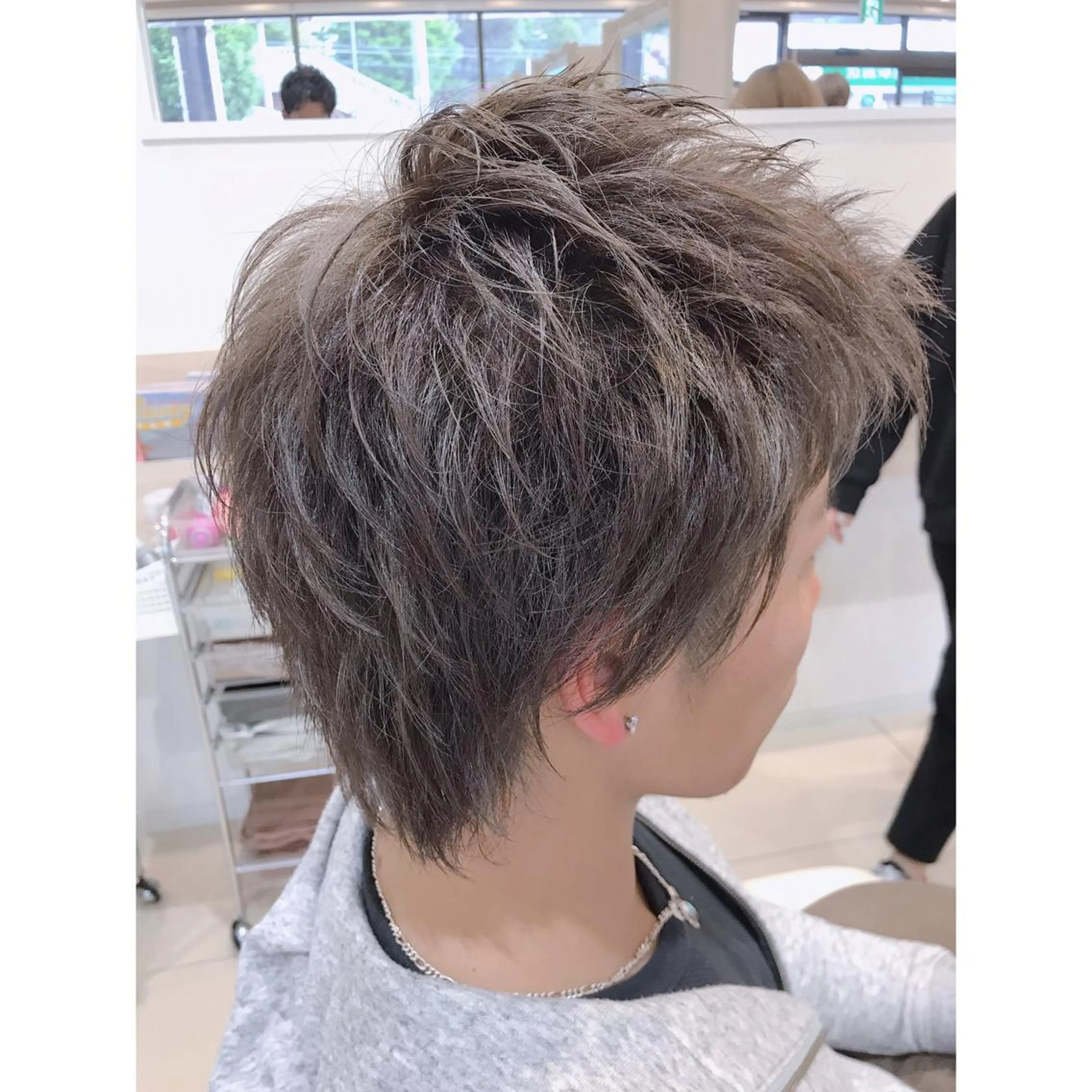 ショート カラー メンズ 髪質改善/茅ヶ崎 マツモト リョウのヘアスタイル