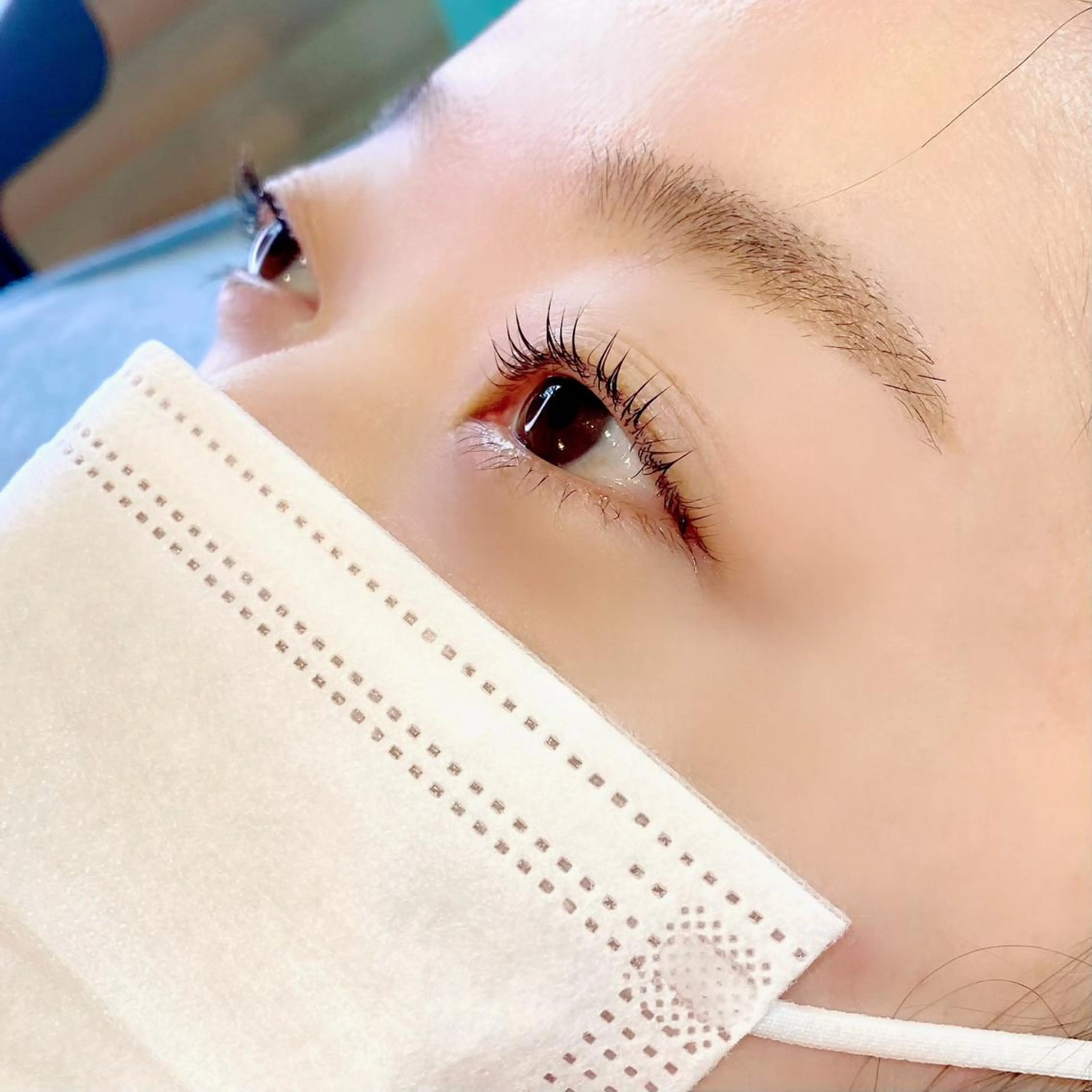 マツエク・マツパ フラットラッシュ 一重×まつ毛パーマ マツパ francesca eyelash所属・中島 顕子のマツエク・マツパデザイン