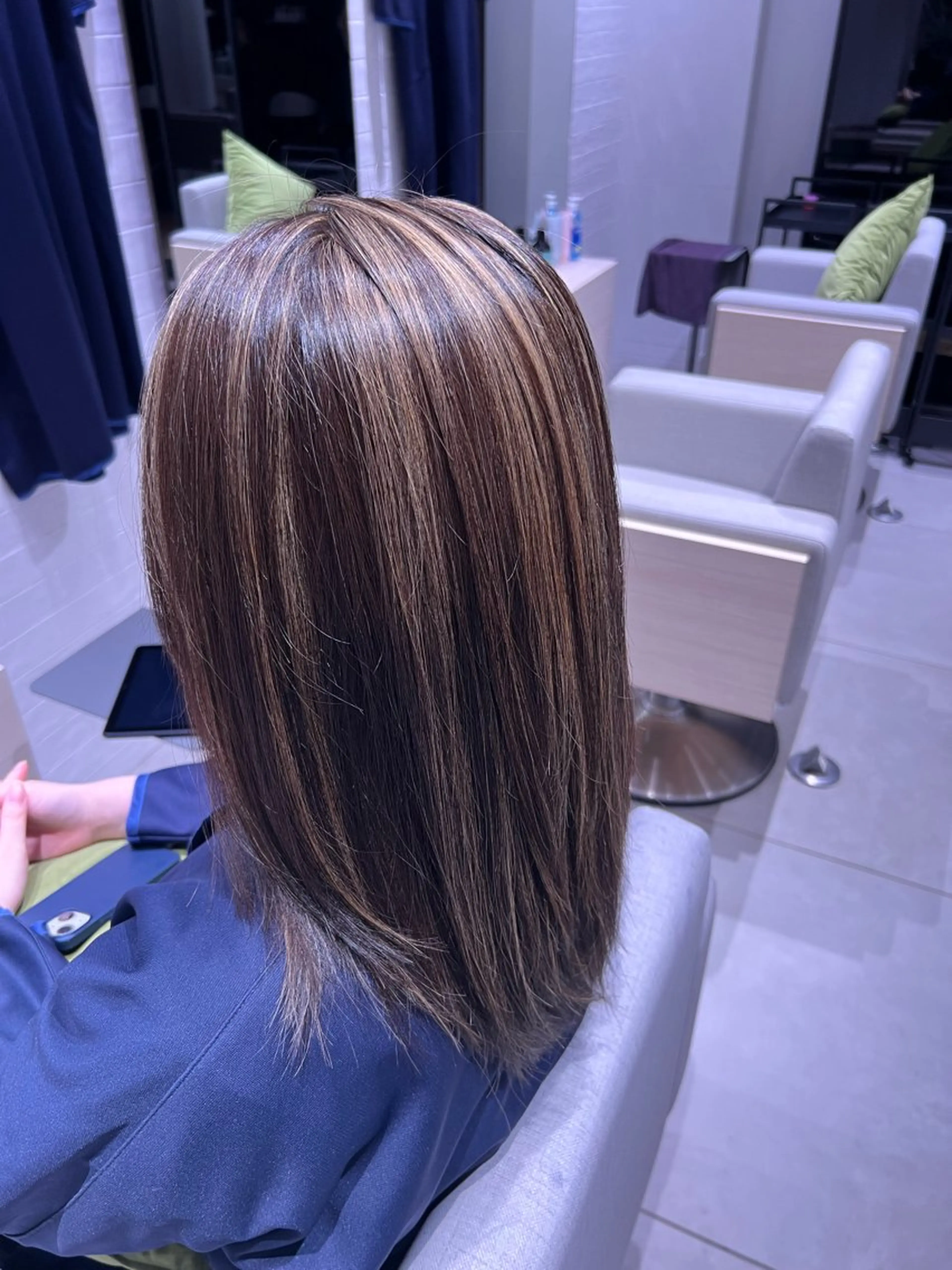 カラー 🤍 momoka🤍のヘアスタイル