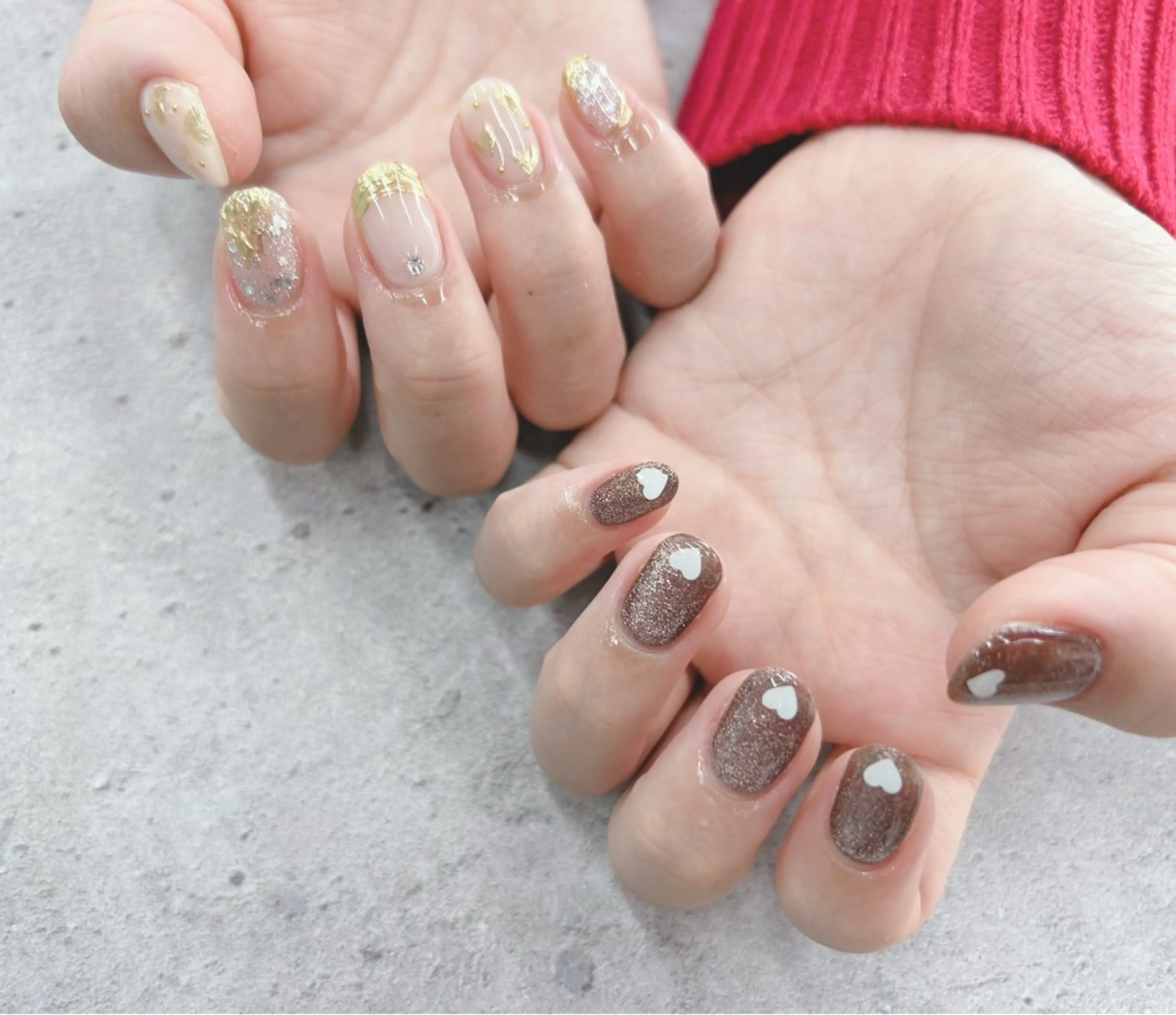 ネイル バレンタイン ハンドネイル Nail Salon agré所属・agré ネイルサロン アグレのネイルデザイン