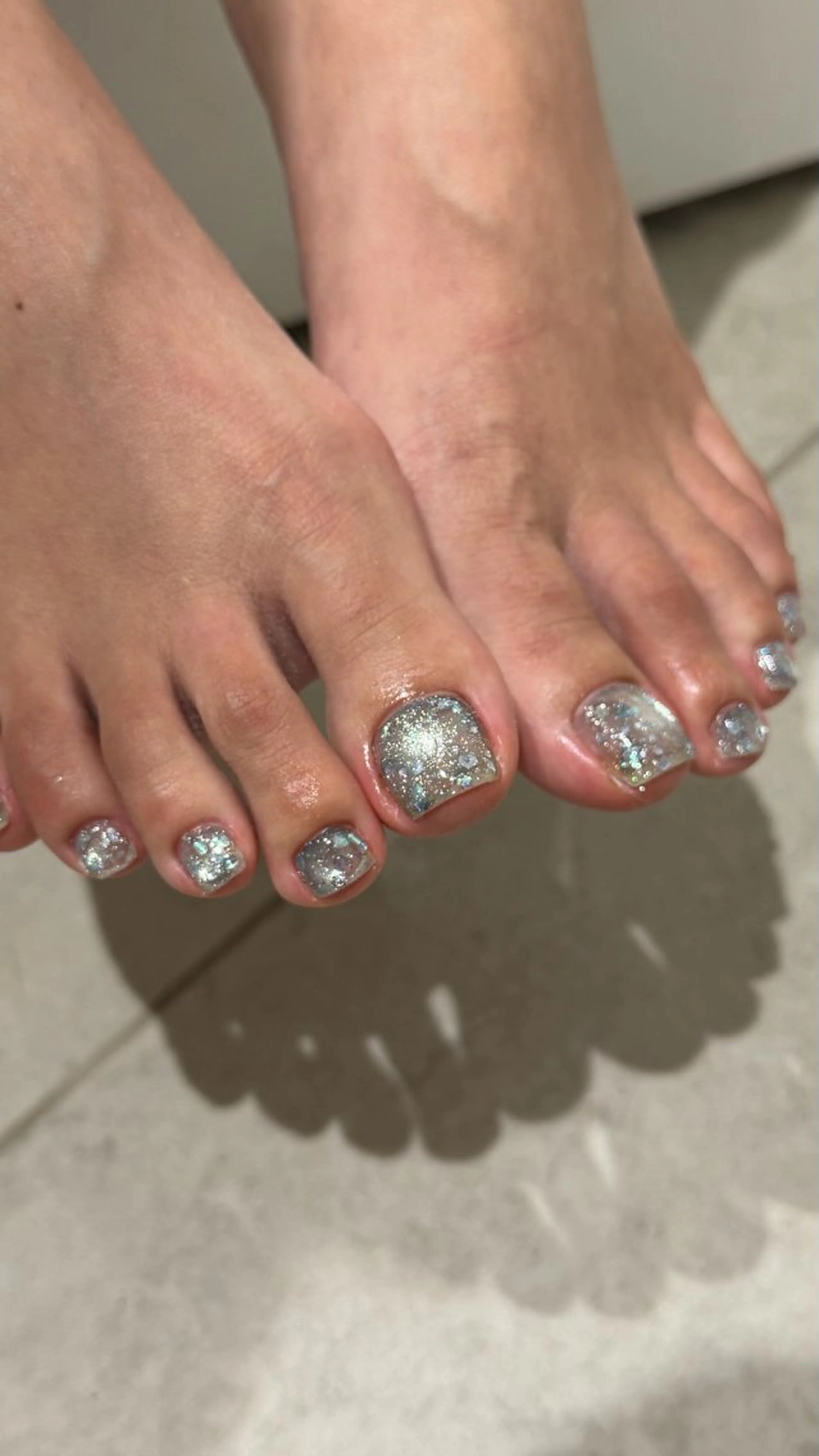 ネイル フットネイル キラキラネイル フットネイル kaoネイル /青山のネイルデザイン