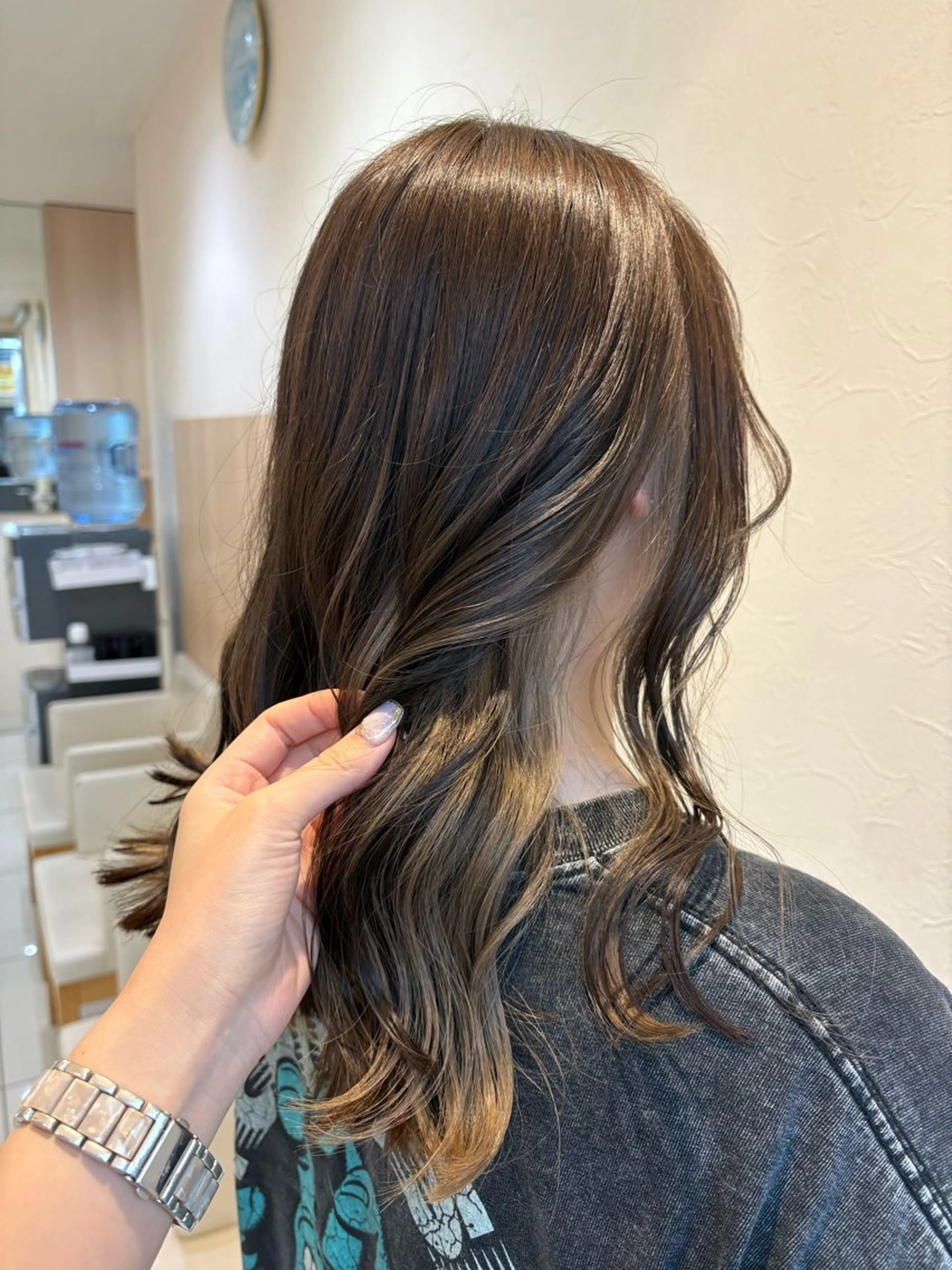 カラー ブラウンカラー ヘアカラー 副店長 星野 梨南葉のヘアスタイル