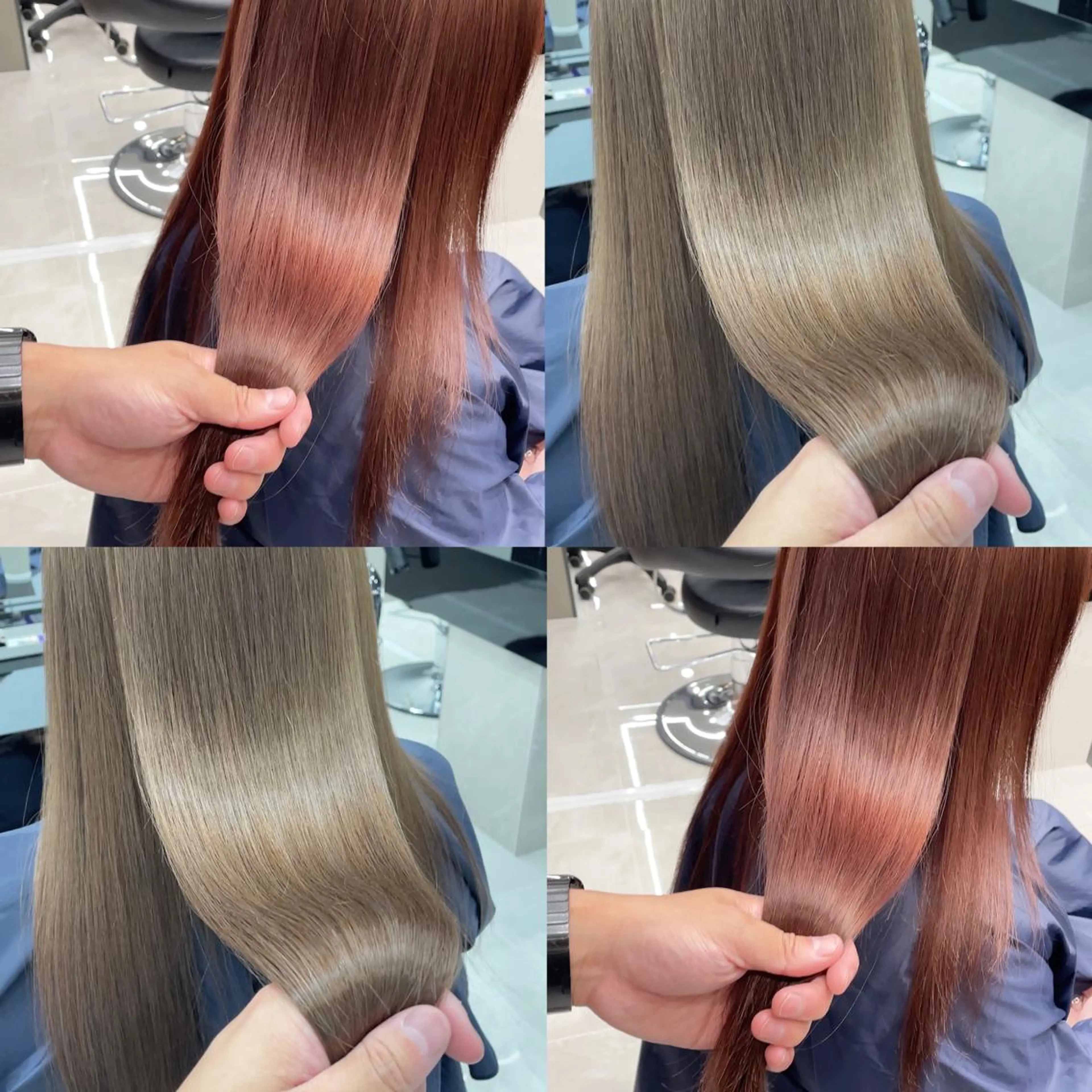 ミディアム カラー 透明感カラー トリートメント 新宿/顔周りカット/ レイヤー/がっきーのヘアスタイル