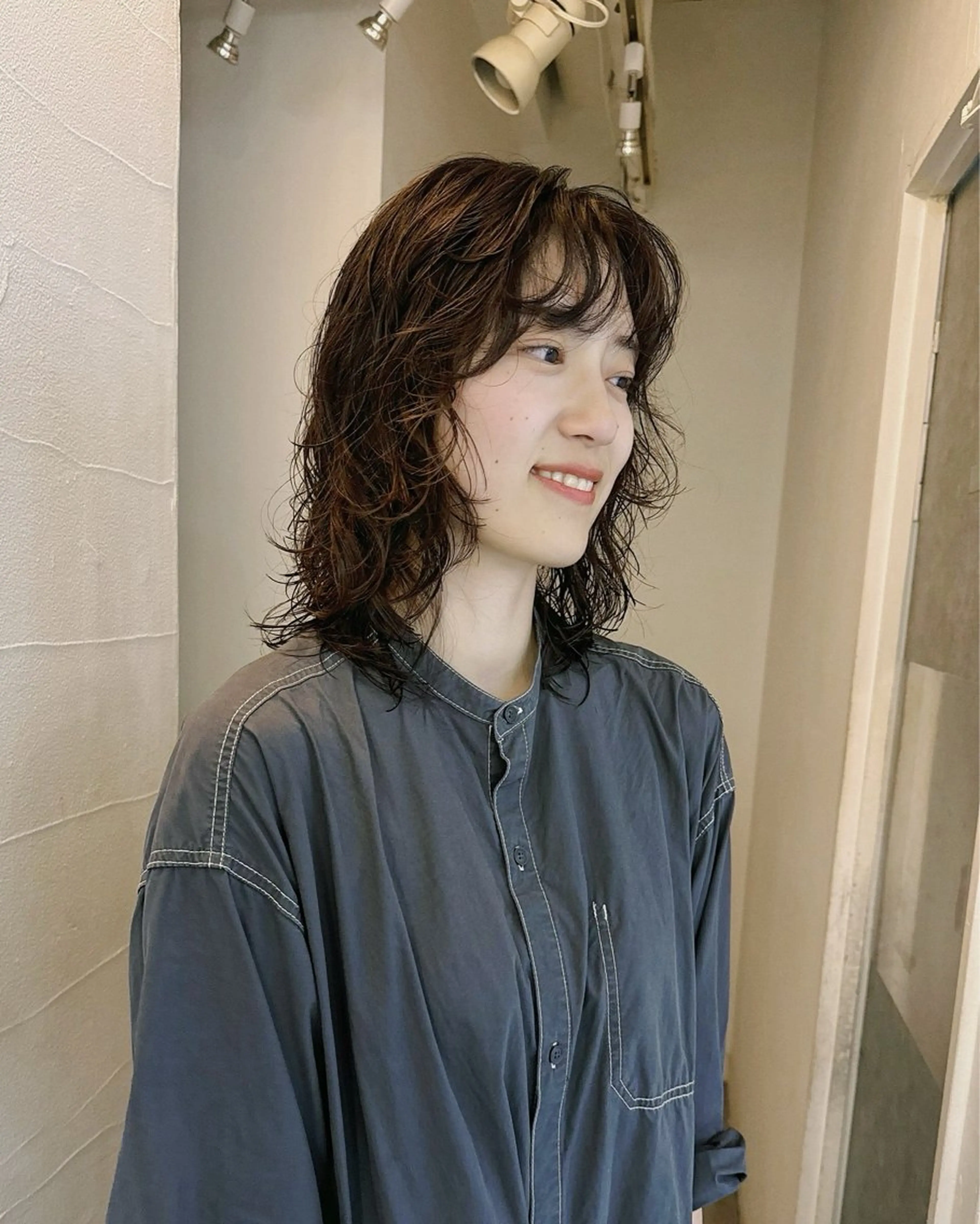 ミディアム hyuga/パーマ /ニュアンスパーマのヘアスタイル