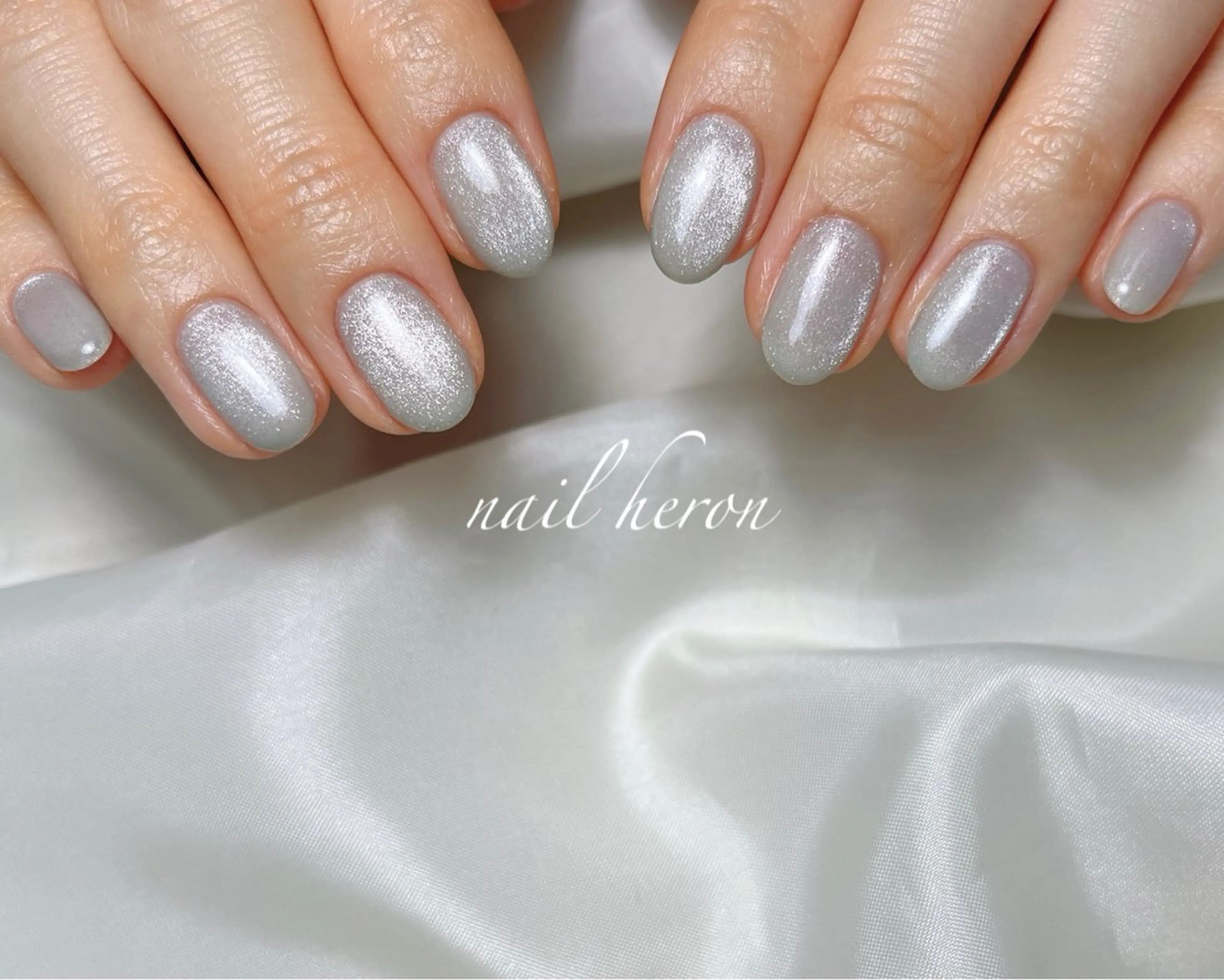 ネイル マグネットネイル ハンドネイル saki_ nail heronのネイルデザイン
