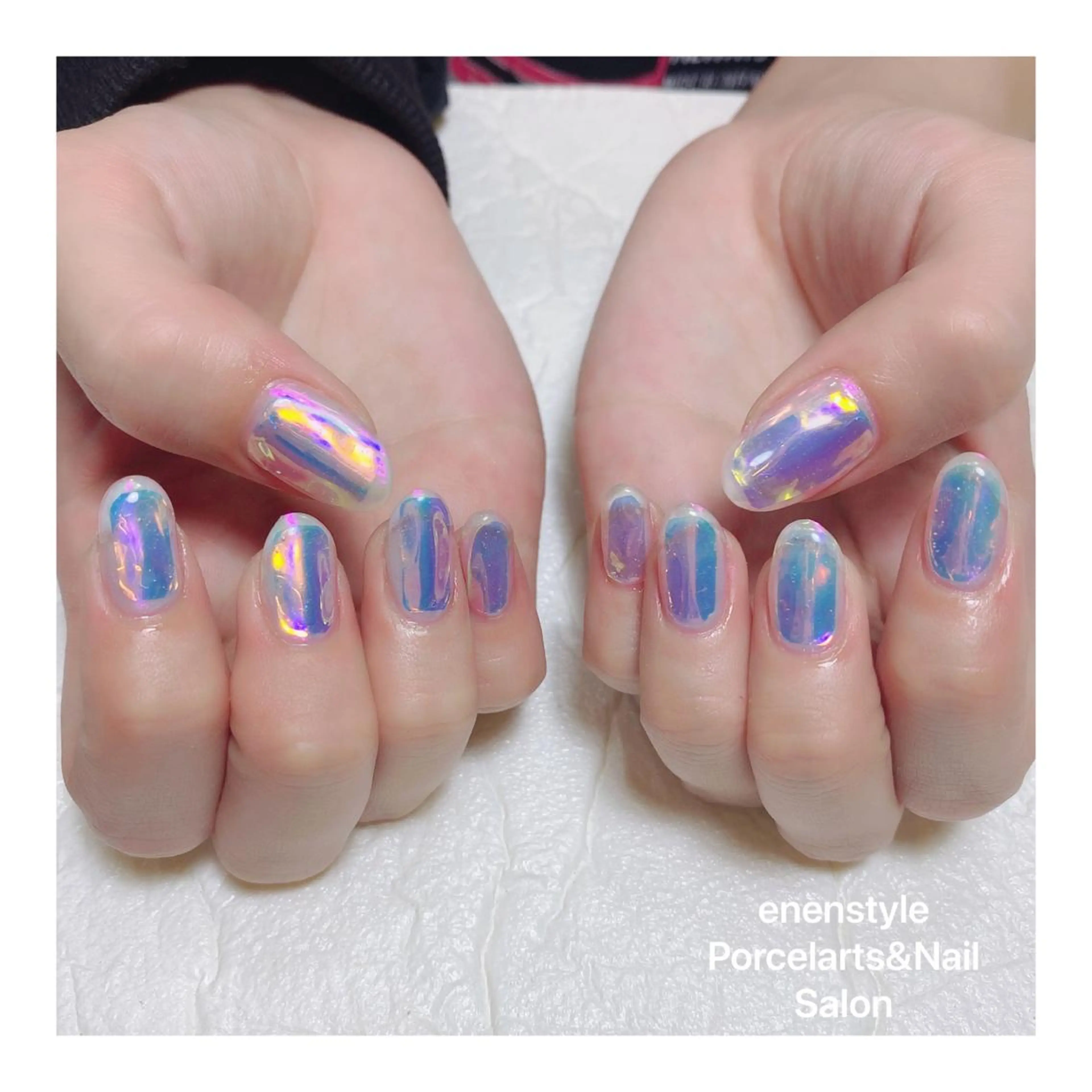 ミディアム ネイル 👑enen style👑のネイルデザイン