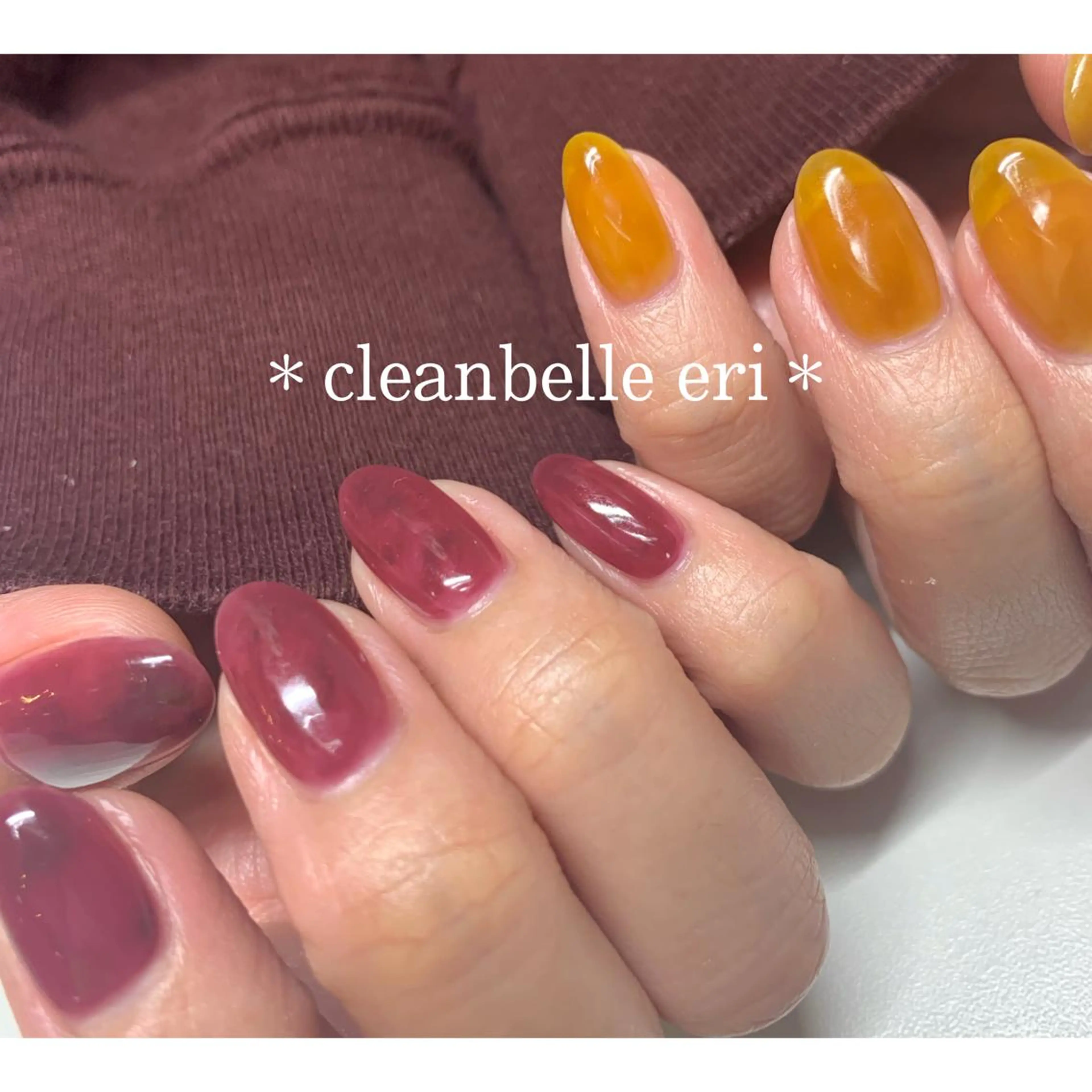 ネイル ハンドネイル cleanbelle Eriのマツエク・マツパデザイン