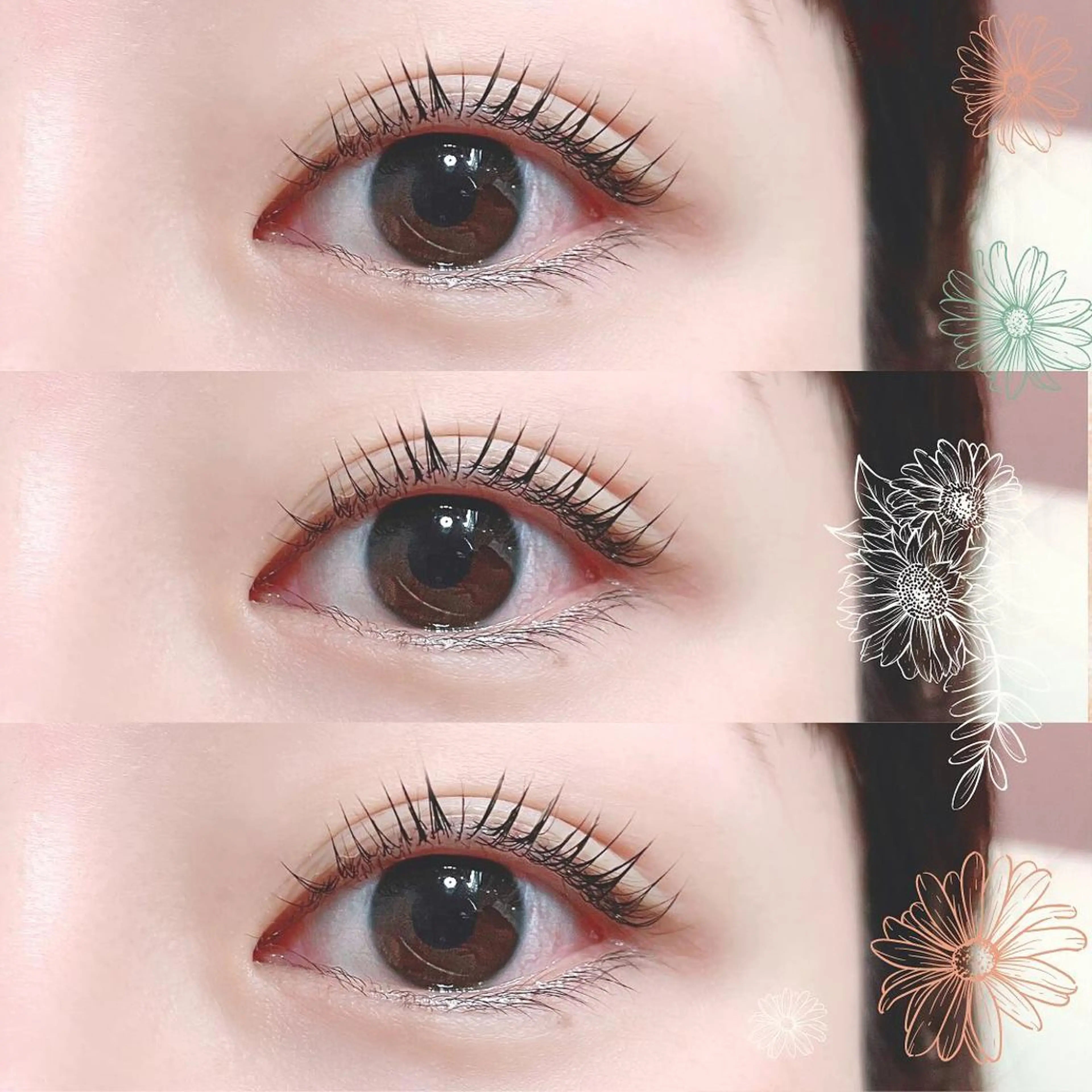 マツエク・マツパ 束感まつ毛 ナチュラル パリジェンヌラッシュリフト まつげパーマ 下まつげエクステ Mon mignonのマツエク・マツパデザイン