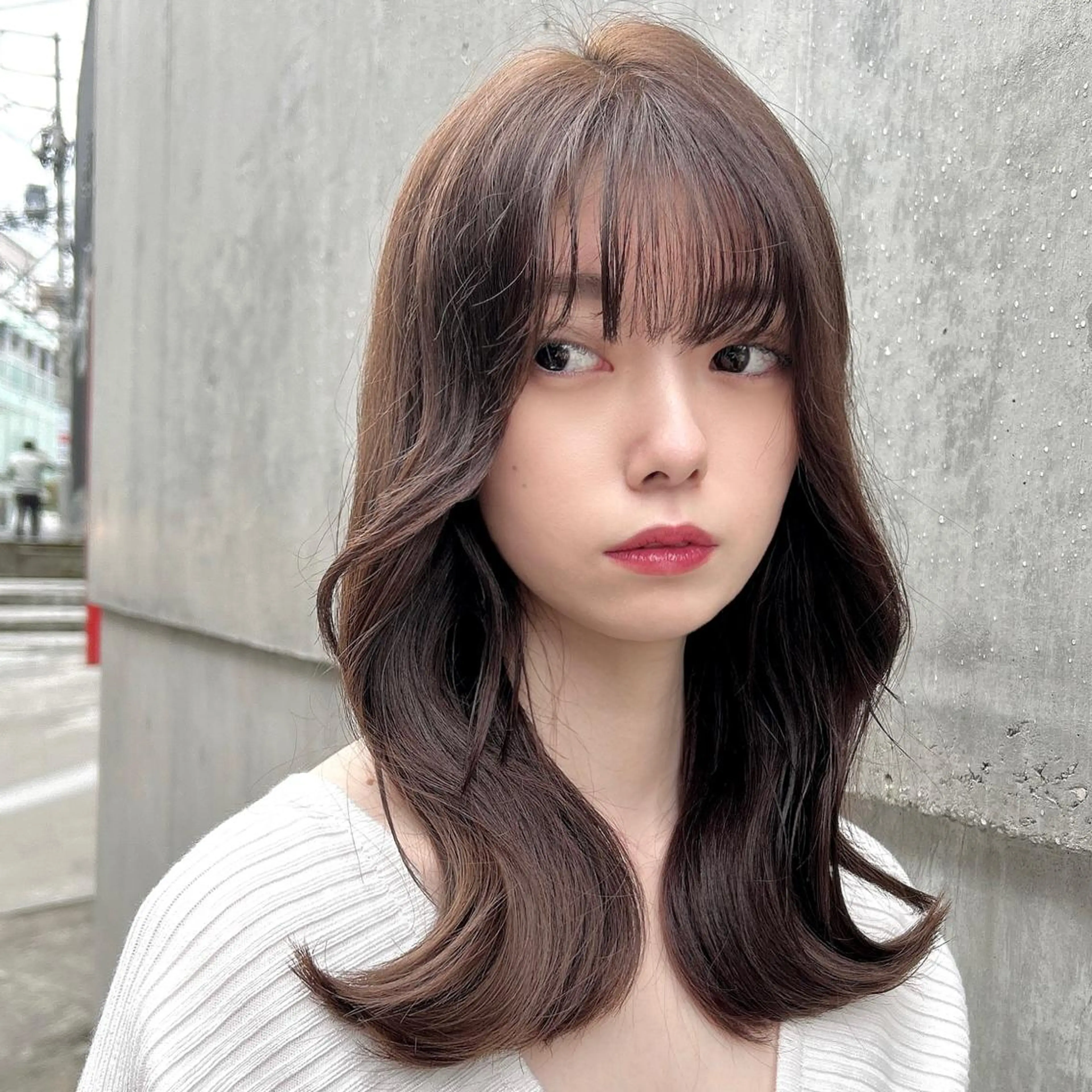 ロング カラー ヘアアレンジ 透明感カラー 古山 結季🌙🖤のヘアスタイル