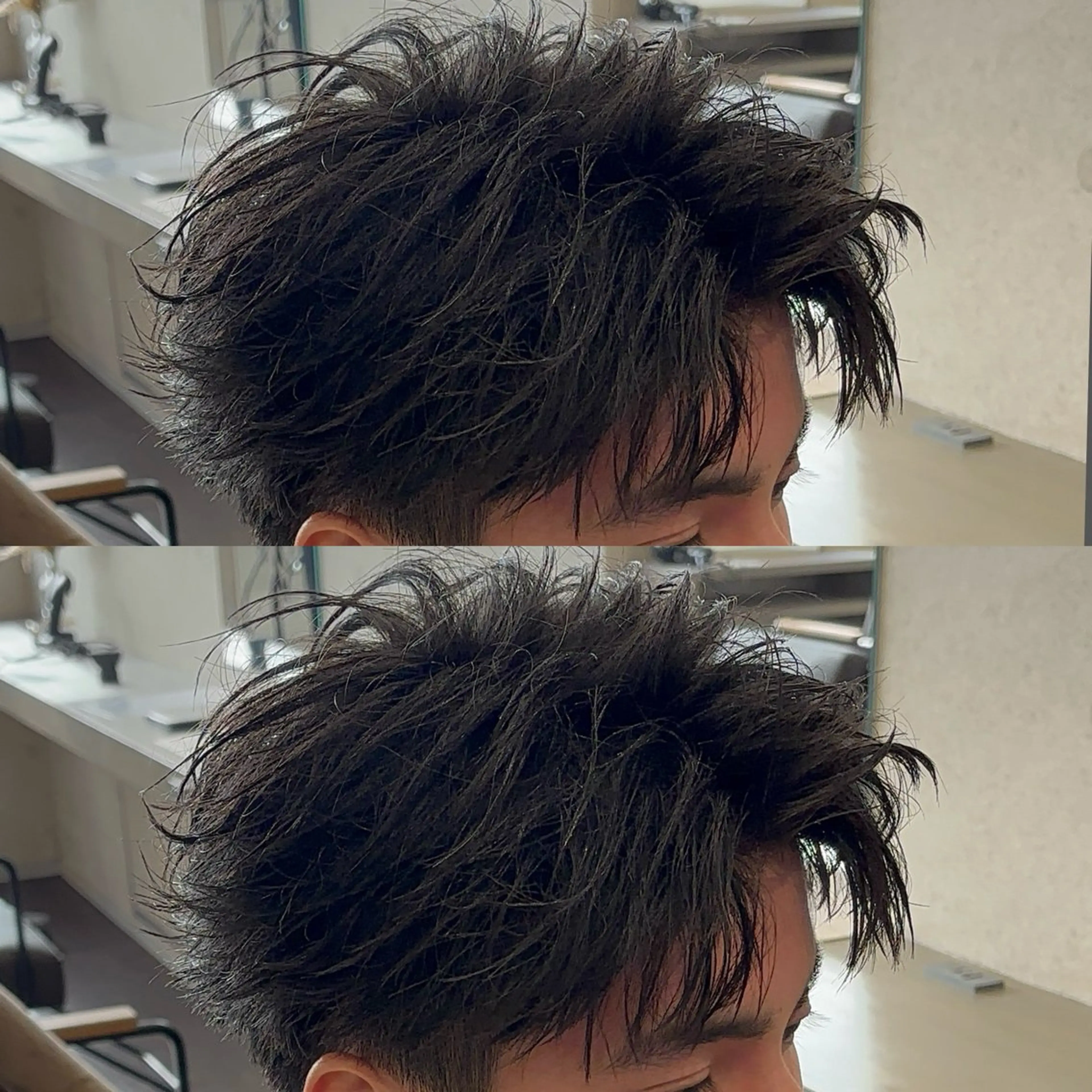 ショート パーマ メンズ フェザーパーマ メンズパーマ カット パーマ 泉　将太/メンズ特化 /メンズパーマのヘアスタイル