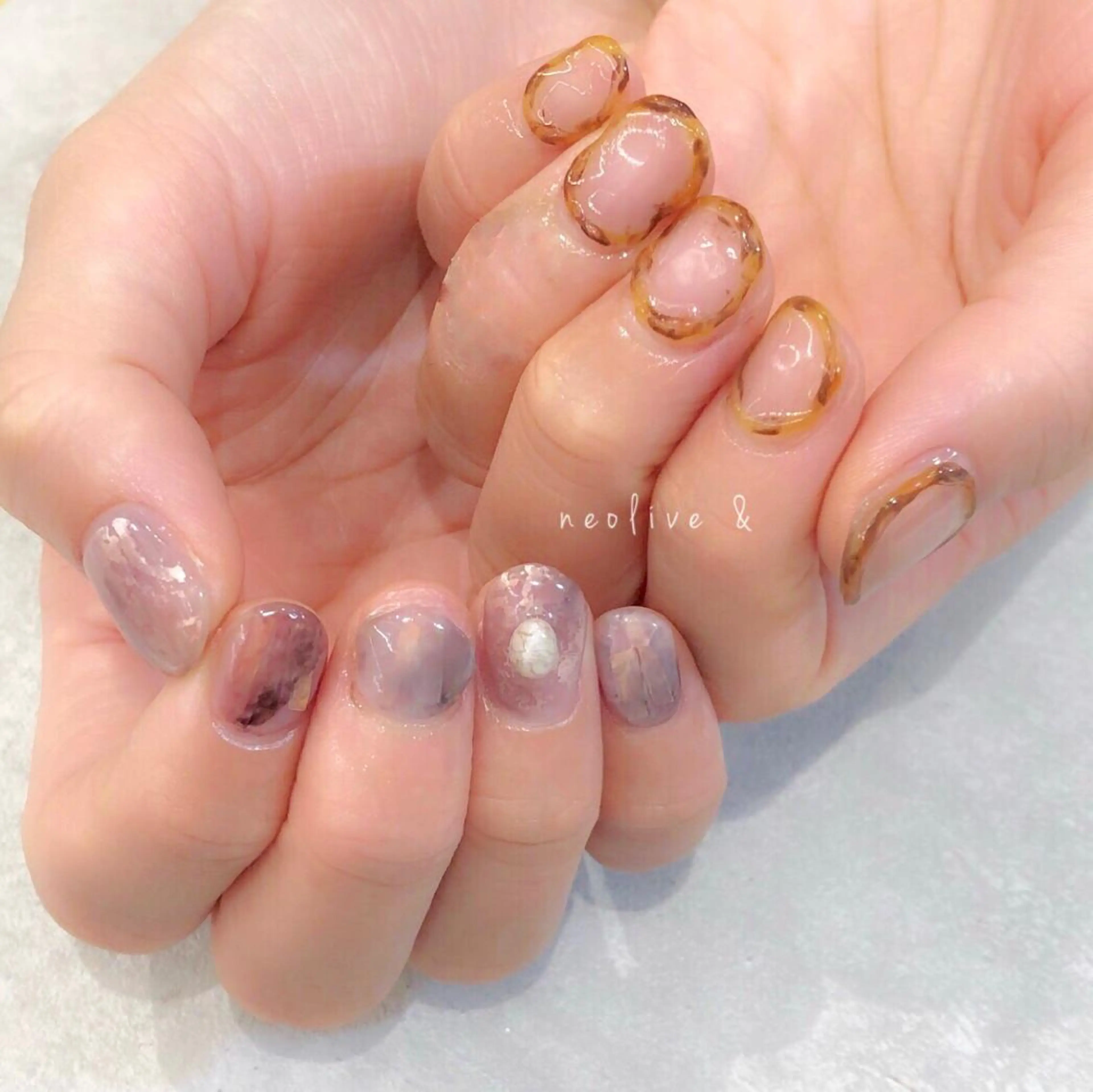 ネイル 持ち込み ハンドネイル Yuriko Omi パラジェル/渋谷のネイルデザイン