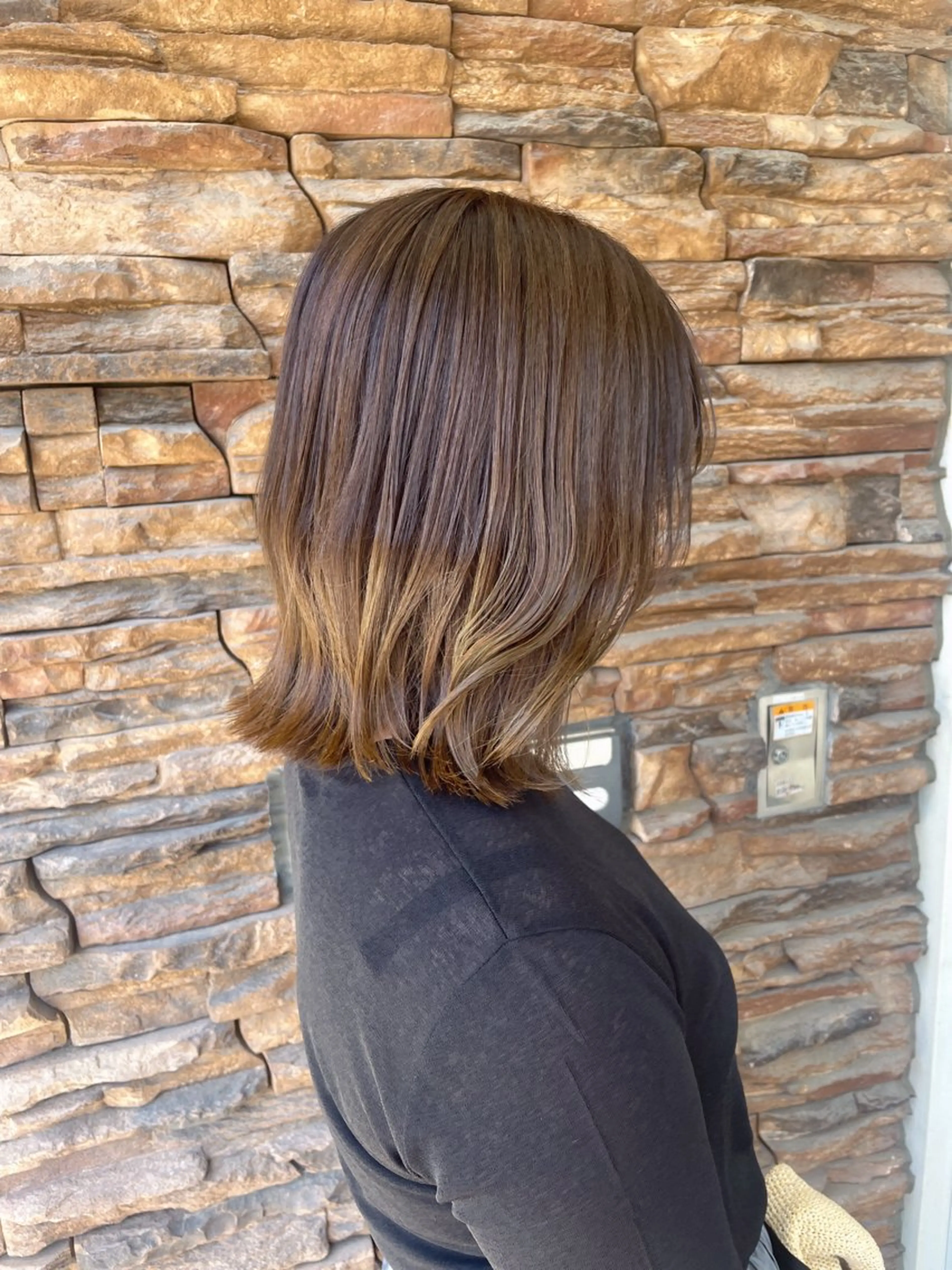 ミディアム カラー 美髪✨艶髪✨髪質改善 カラー特化❣大石優奈のヘアスタイル