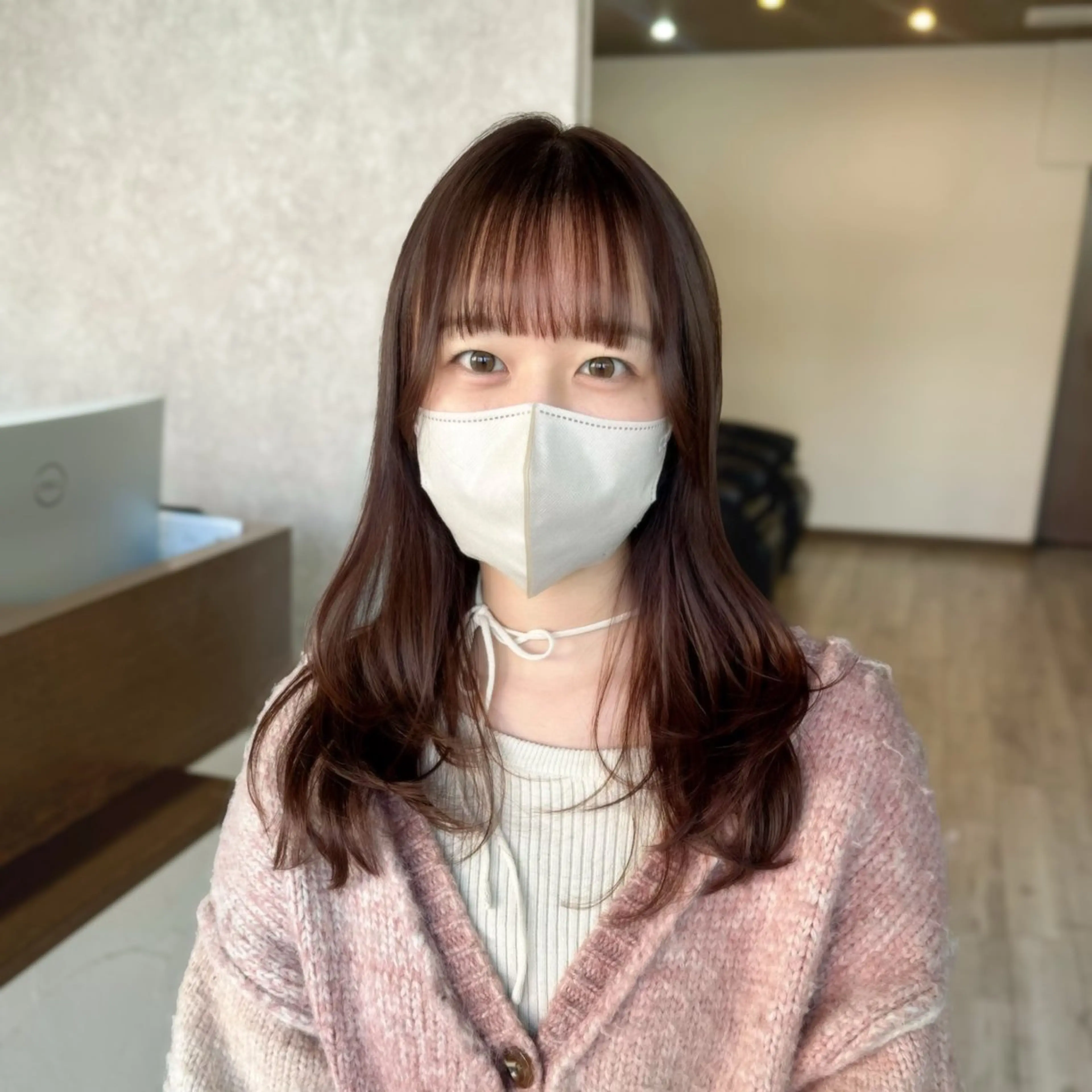 ミディアム カラー レイヤーカット カット ヘアカラー レイヤー/高橋 みく /池下/千種のヘアスタイル