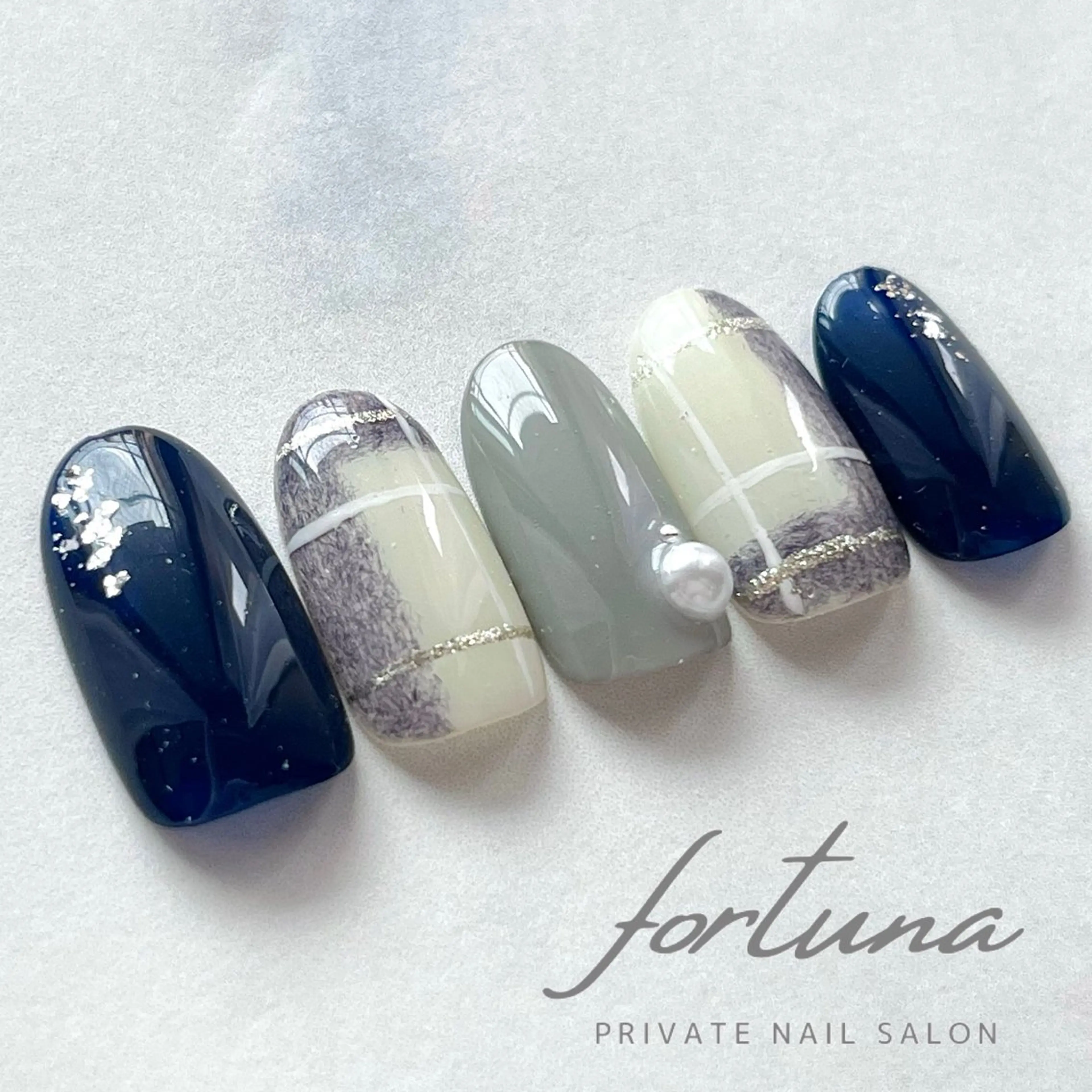 ネイル 冬ネイル ハンドネイル fortuna 武藤裕美のネイルデザイン