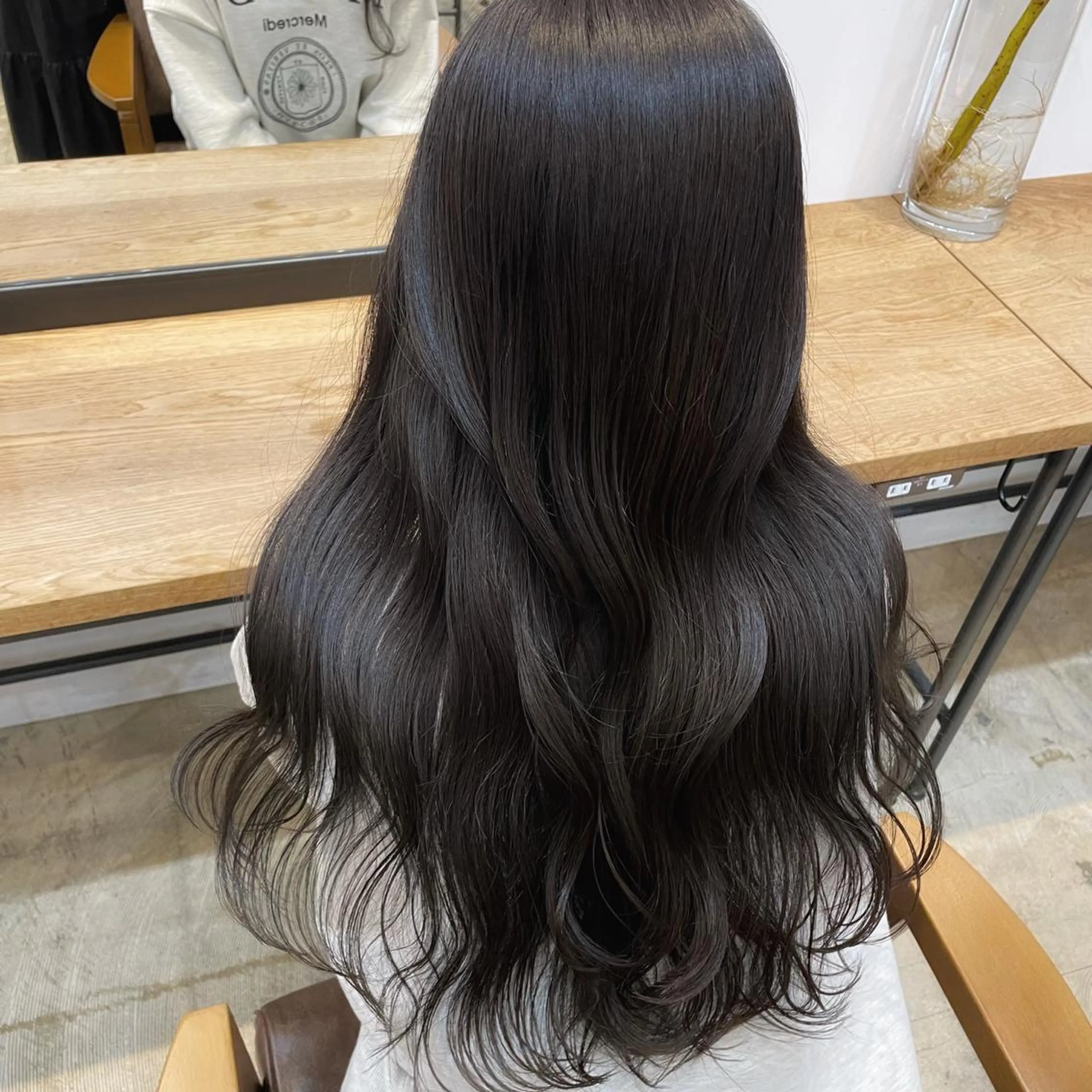 ロング カラー 透明感カラー 韓国風ヘア Hana❁⃘*.ﾟ Jr.stylistのヘアスタイル