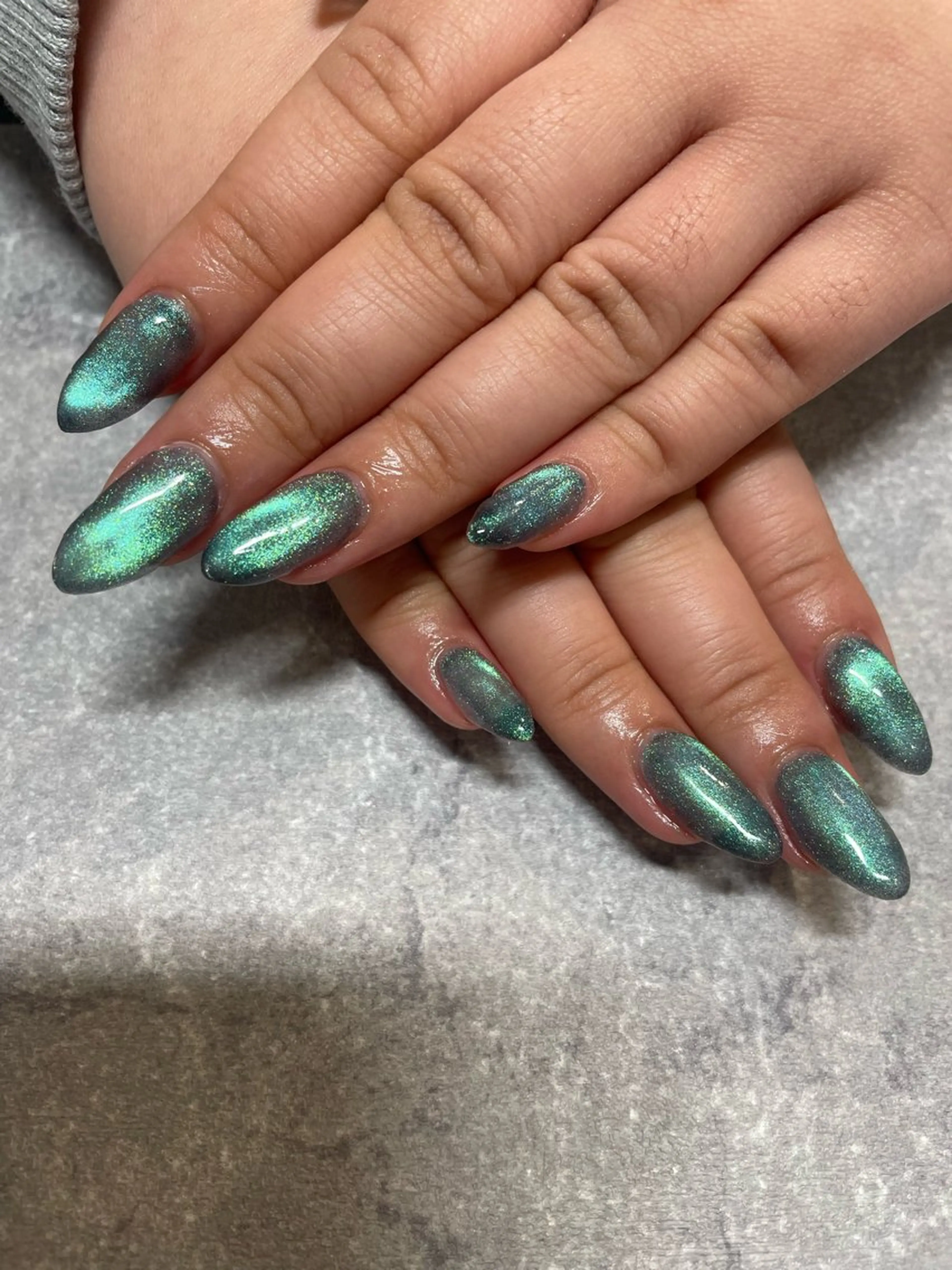 ネイル 長さ出し マグネットネイル Mari yのネイルデザイン