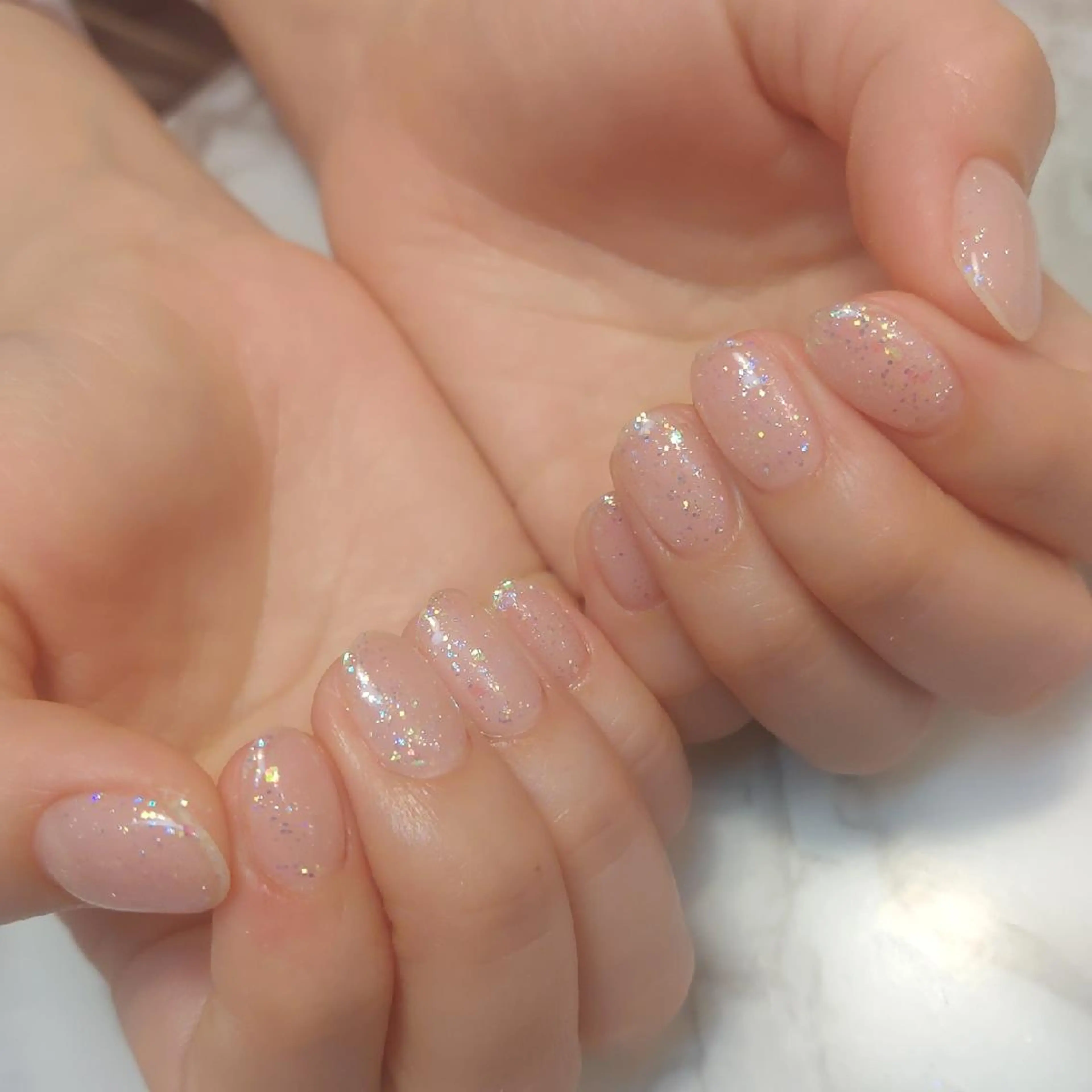 ネイル キラキラネイル ジェヌインネイル 河内のネイルデザイン