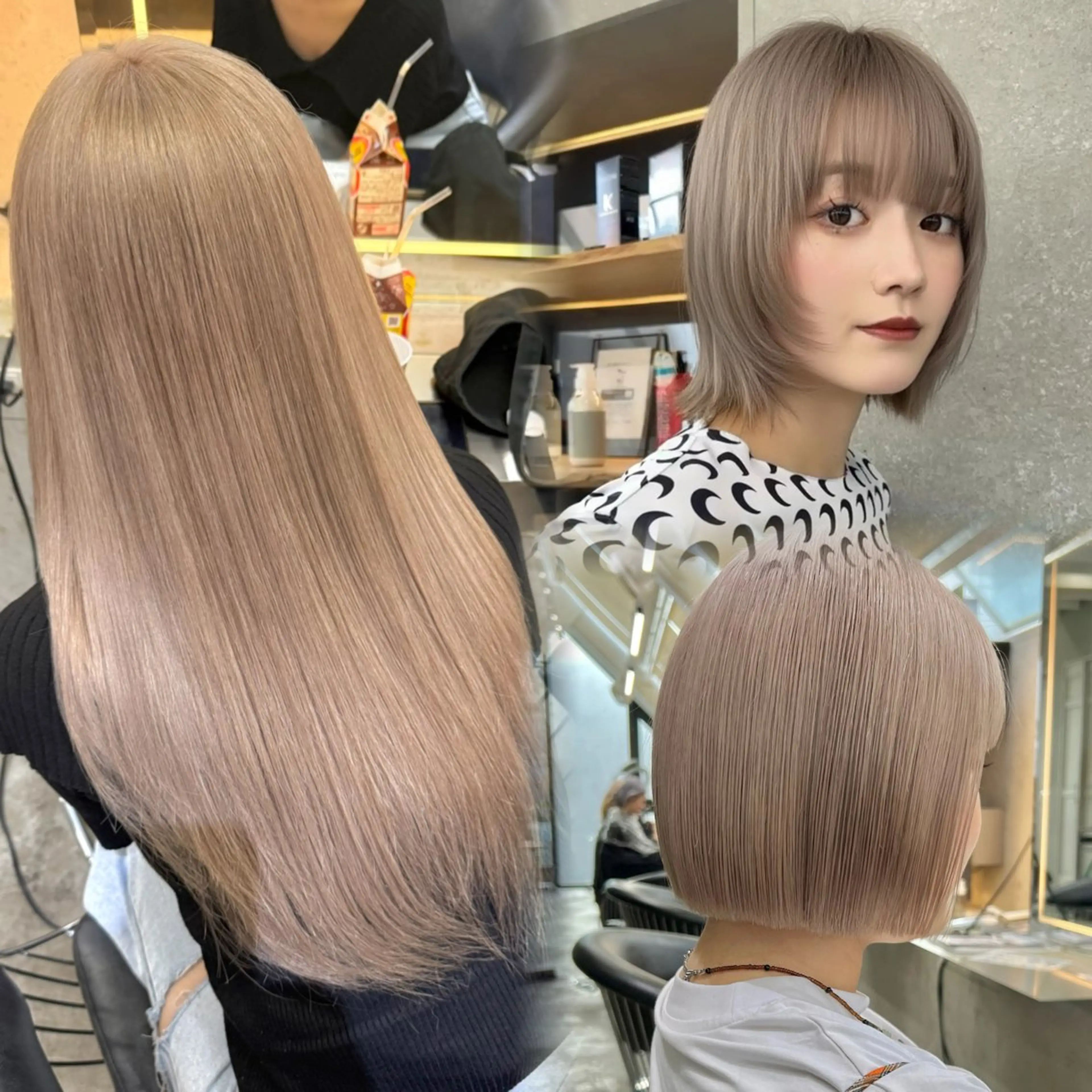 カラー カット ヘアカラー トリートメント 髪質改善/ボブ/ レイヤー❣️yuiのヘアスタイル