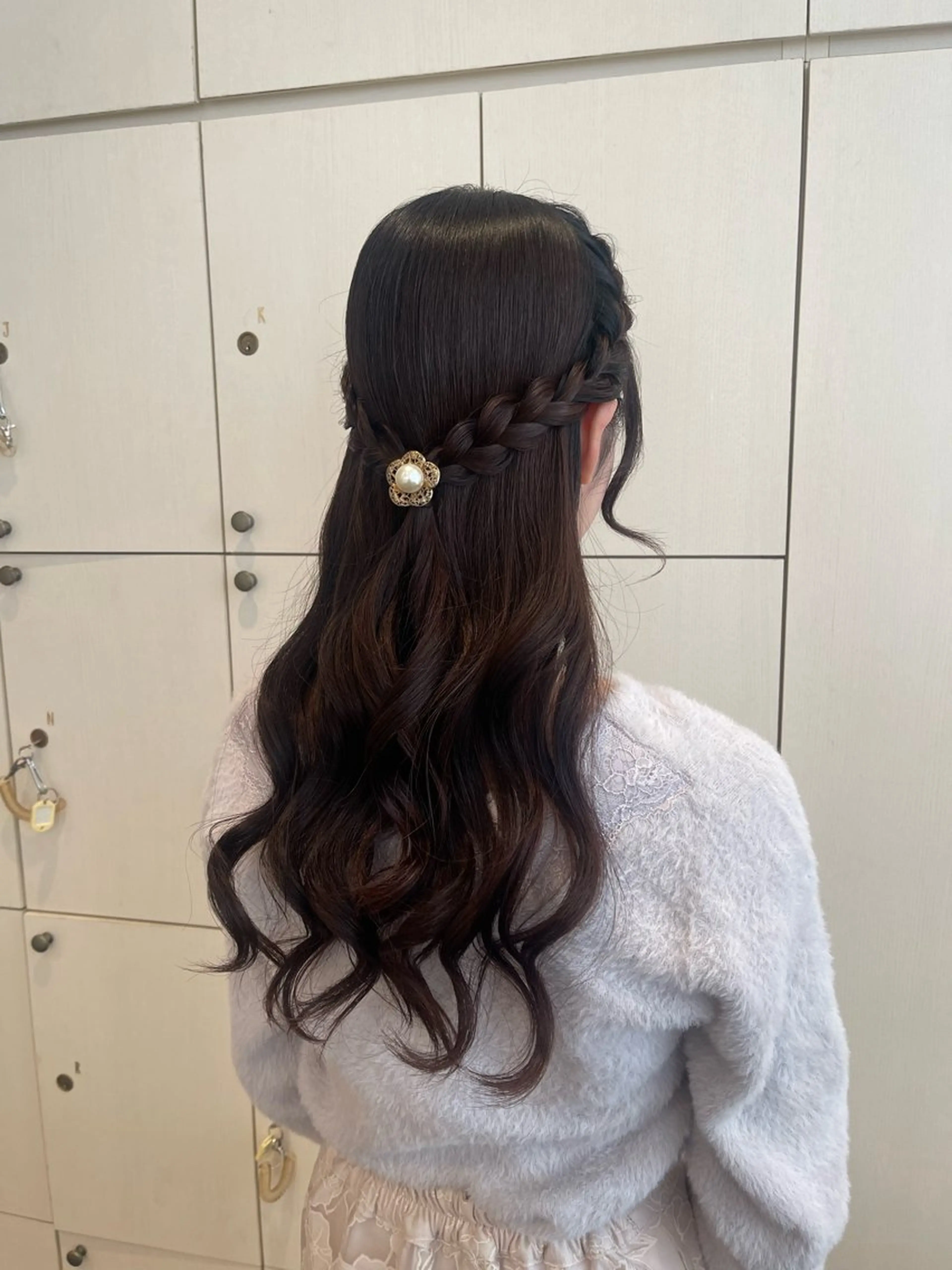 ヘアアレンジ ハーフアップ 横浜アレンジ/メンズ カット/yuukaのヘアスタイル