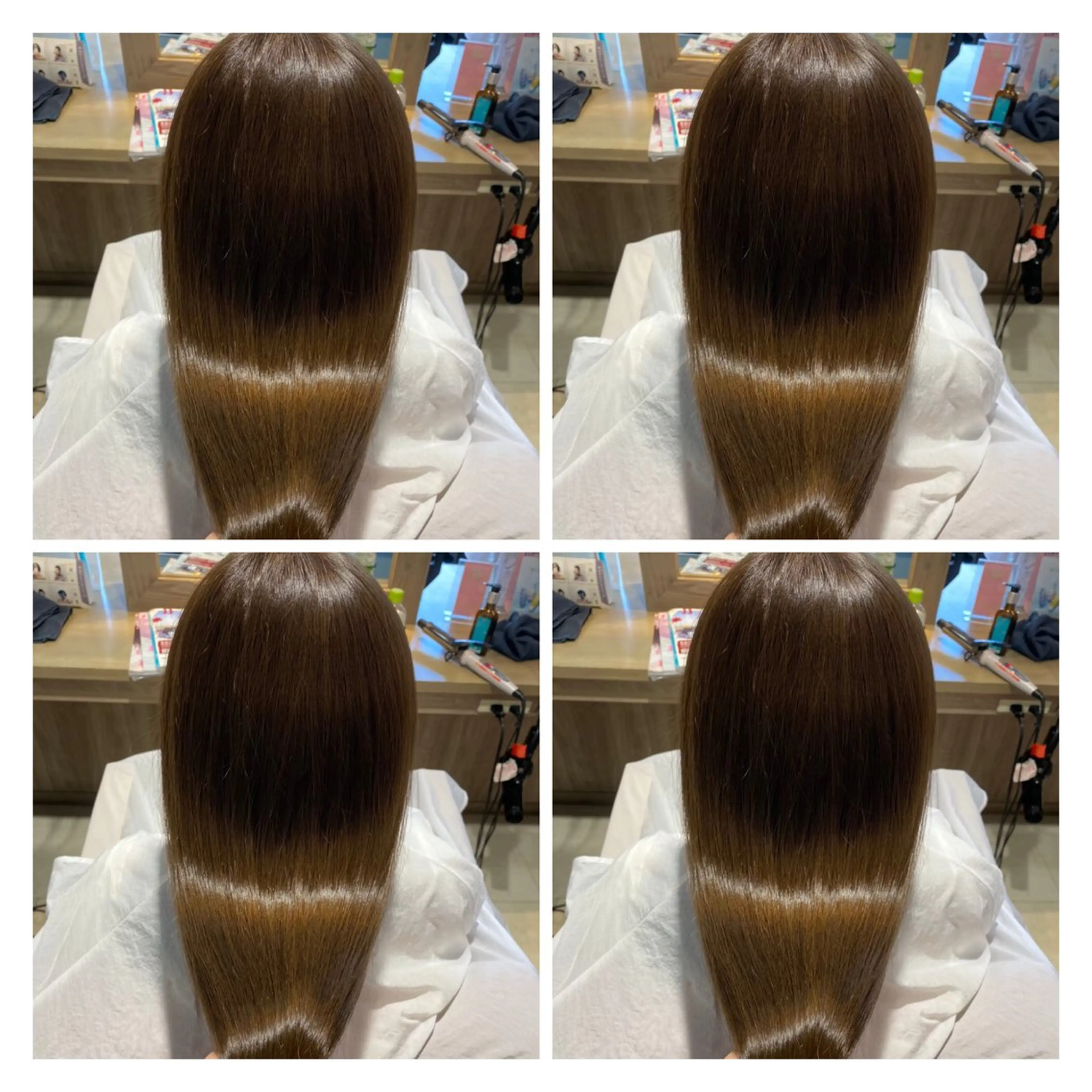 ロング ヘアカラー トリートメント 艶髪×透明感カラー ののかのヘアスタイル
