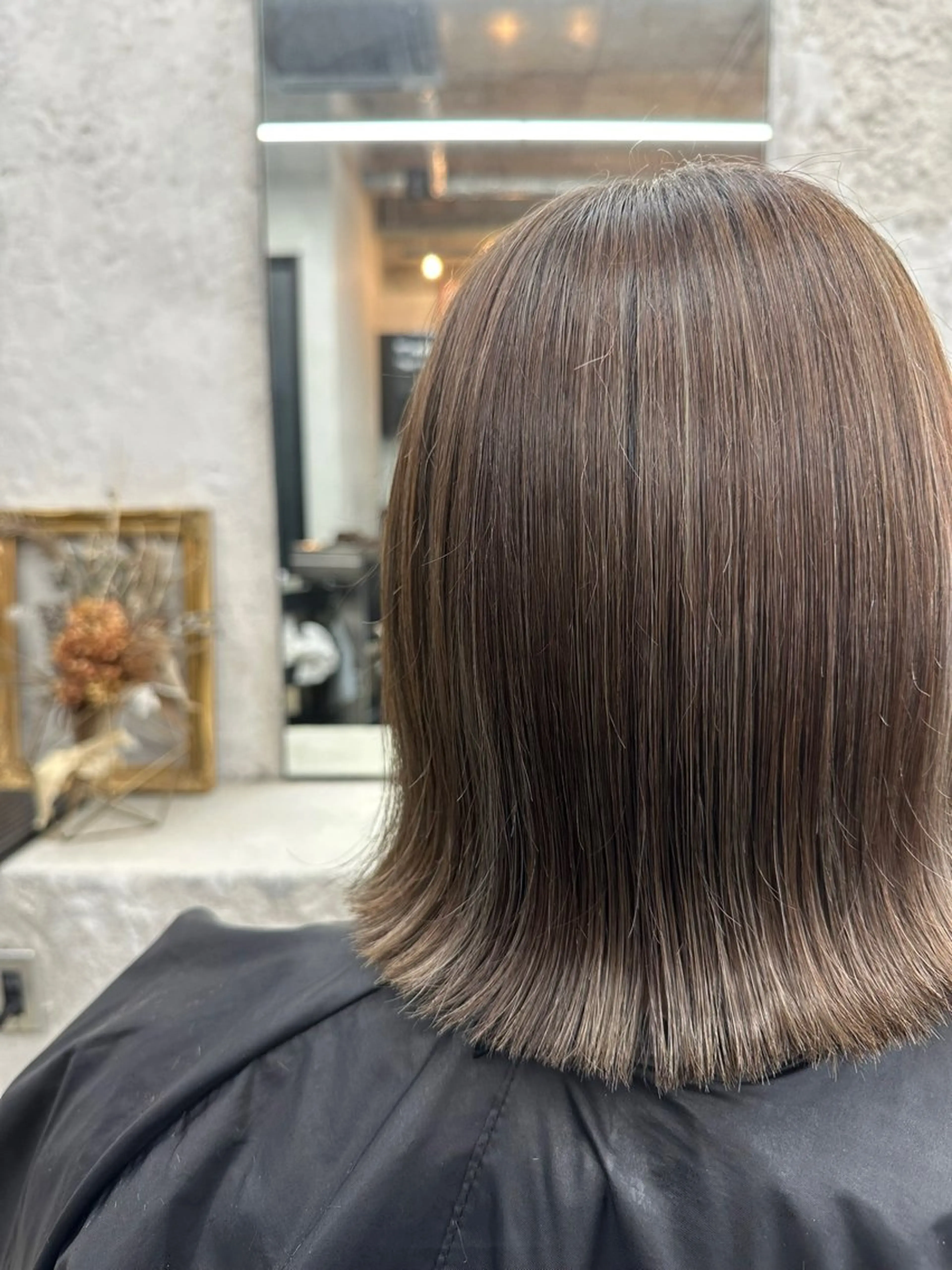 ショート カラー 切りっぱなしボブ ボブ カット ヘアカラー トリートメント 🪐LANDS🪐 福垣 海也のヘアスタイル