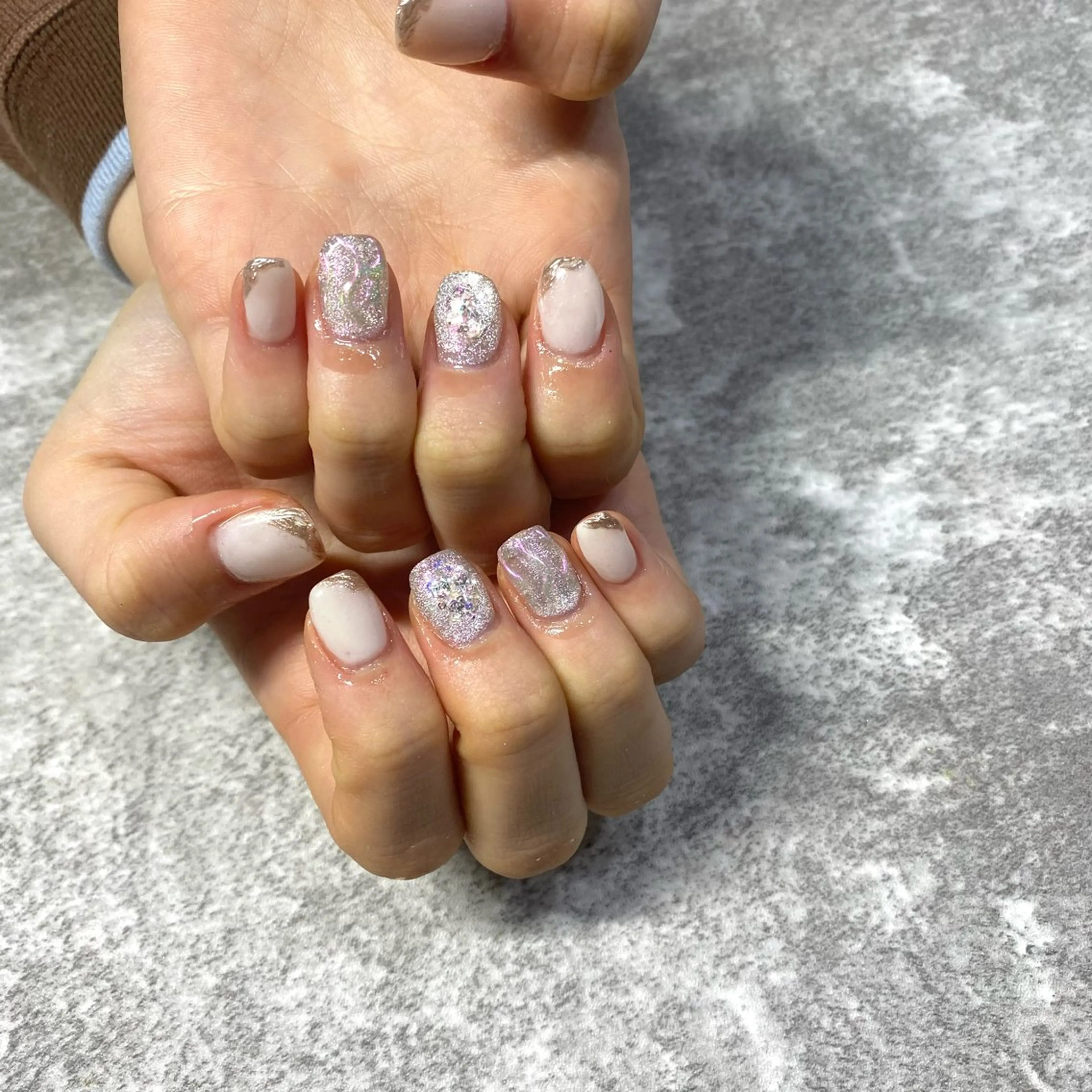 ネイル オーロラネイル マグネットネイル ニュアンスネイル ハンドネイル ★Rinail... .のネイルデザイン