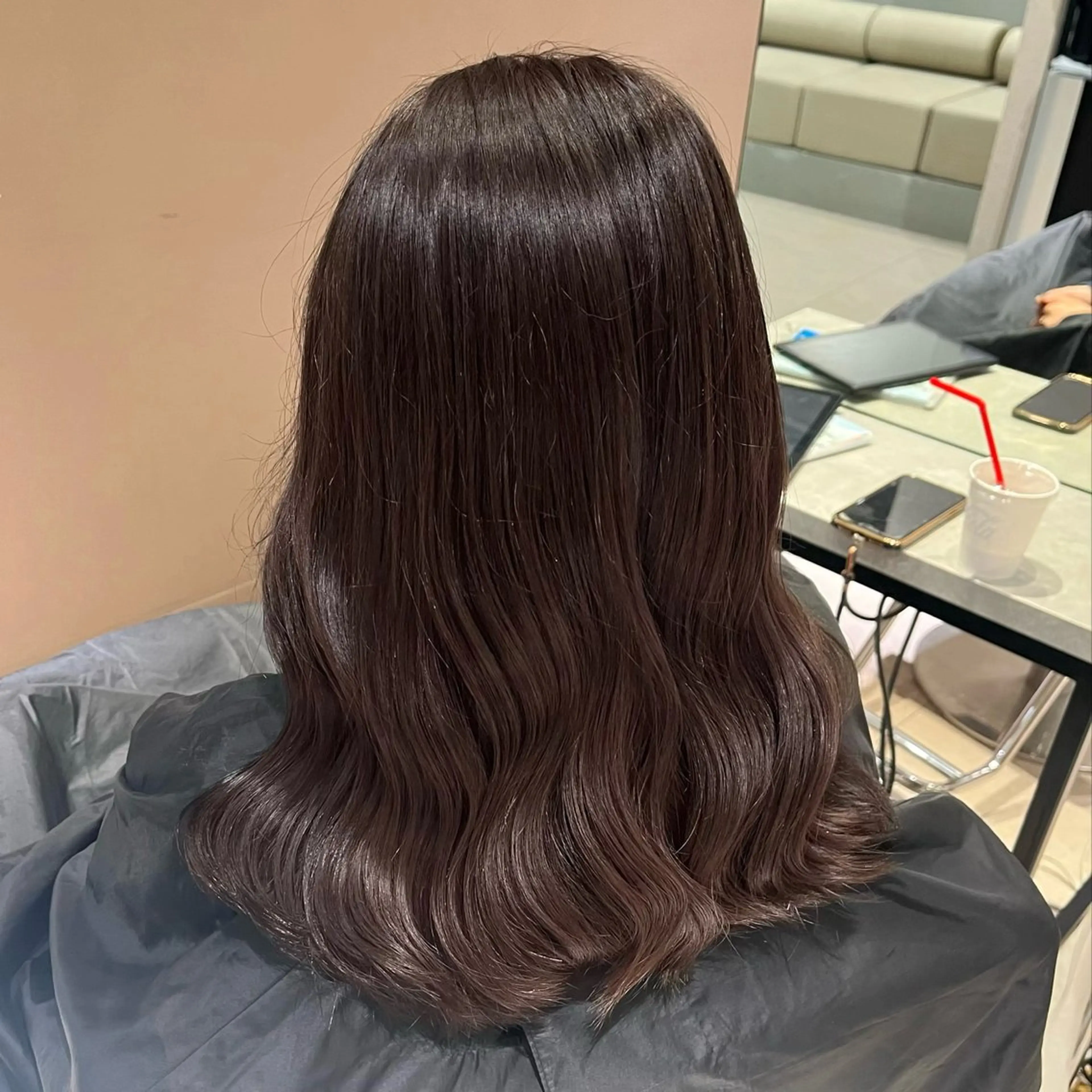 カラー 髪質改善 ばんちなつ / ボブ/透明感カラーのヘアスタイル