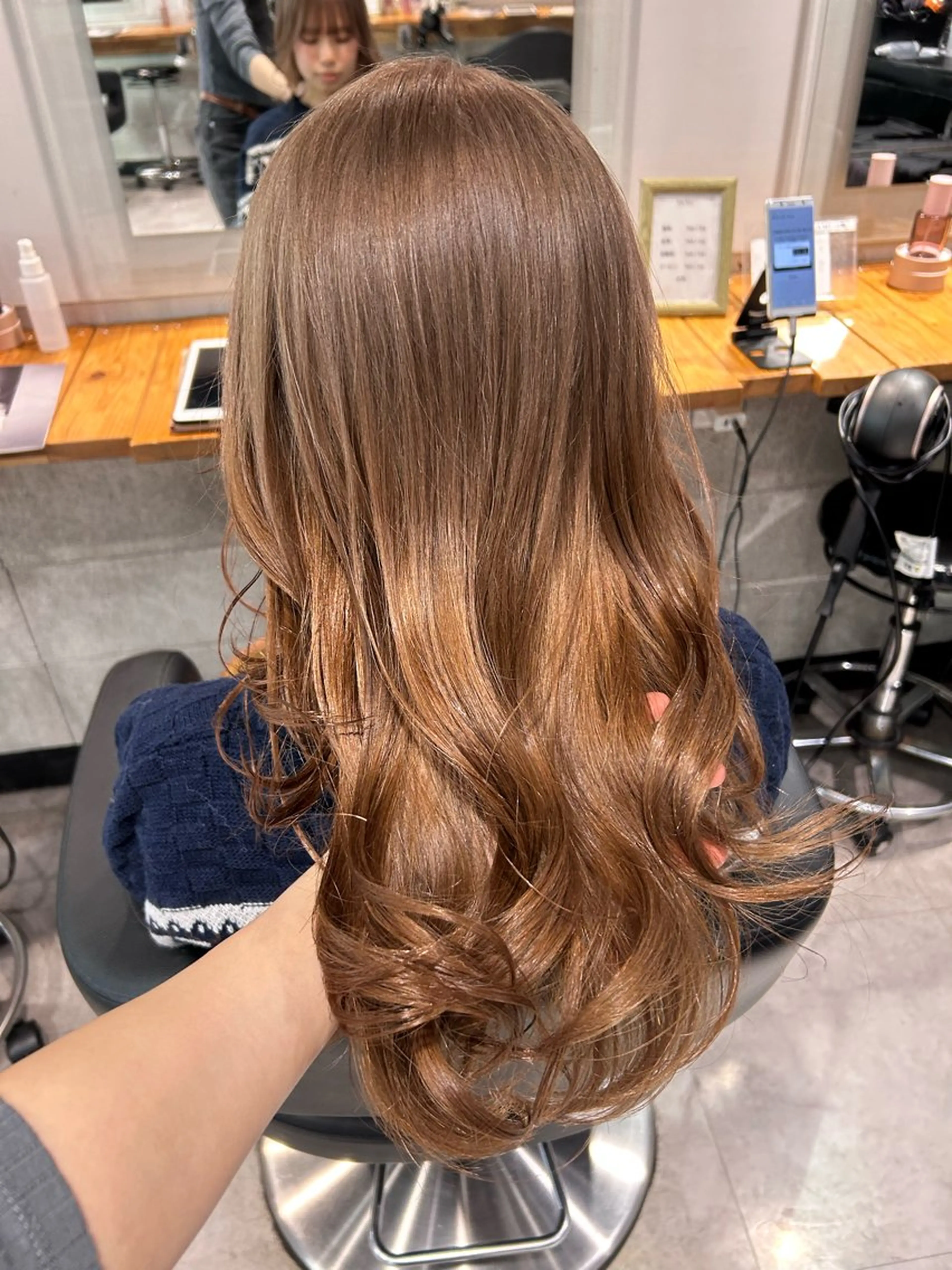 ロング カット ヘアカラー トリートメント ヘッドスパ レイヤーStyle 🩵菜々実のヘアスタイル