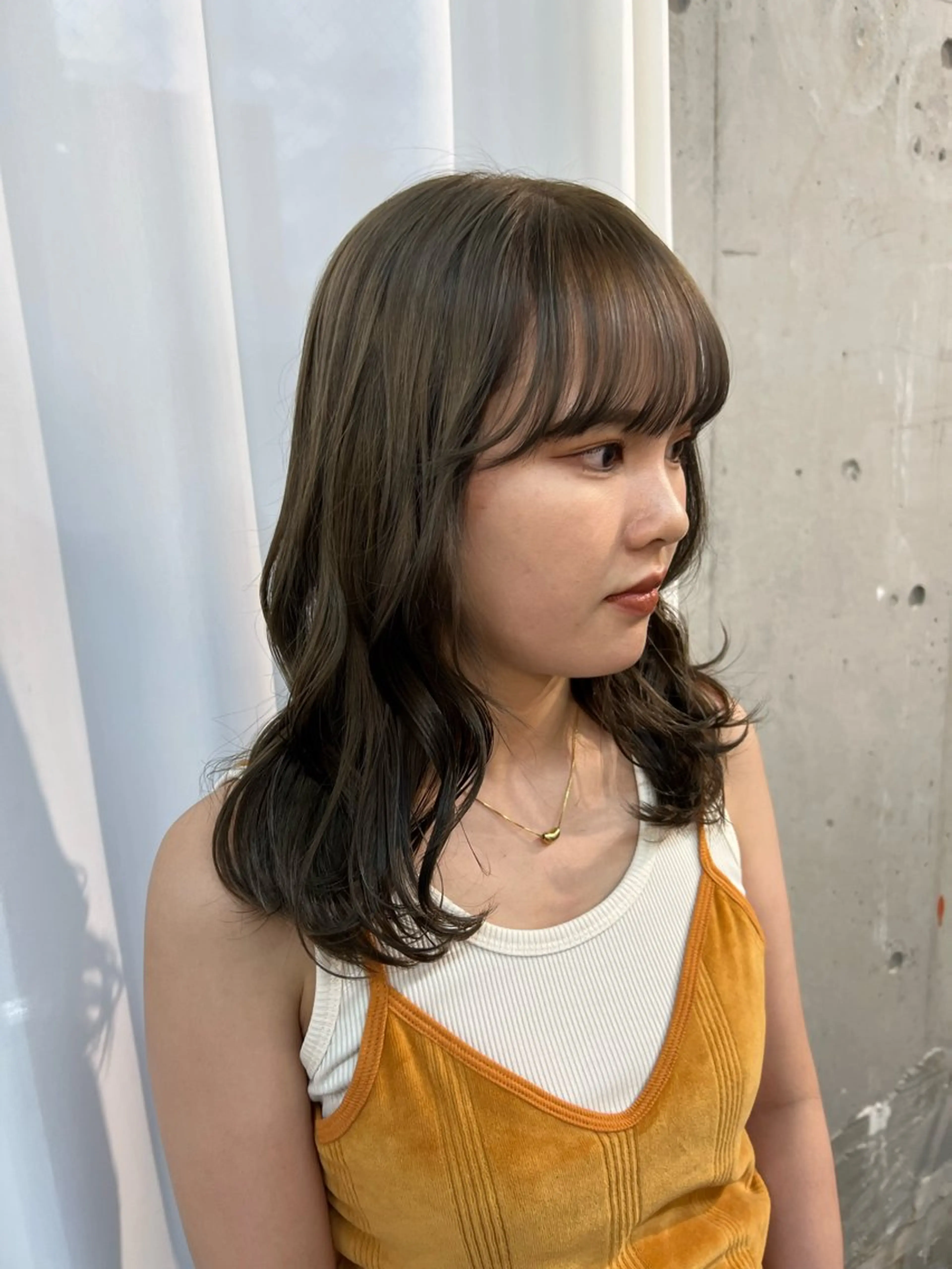 ロング カラー ベージュカラー オリーブベージュ ヘアカラー Ayaka🩰🎀 ガーリー/暖色♡のヘアスタイル