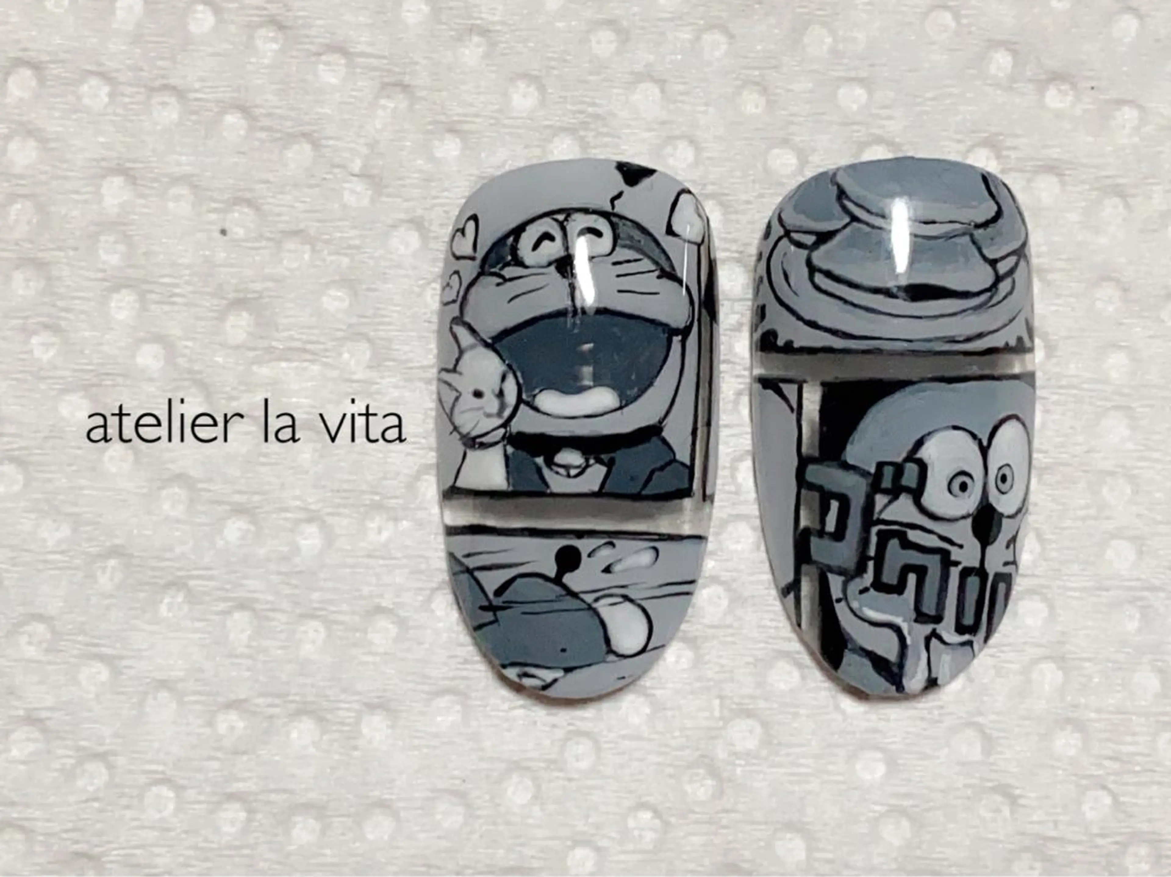 ネイル アートネイル ハロウィン ワンカラーネイル ハンドネイル atelier la vita所属・lavita. mimuraのネイルデザイン