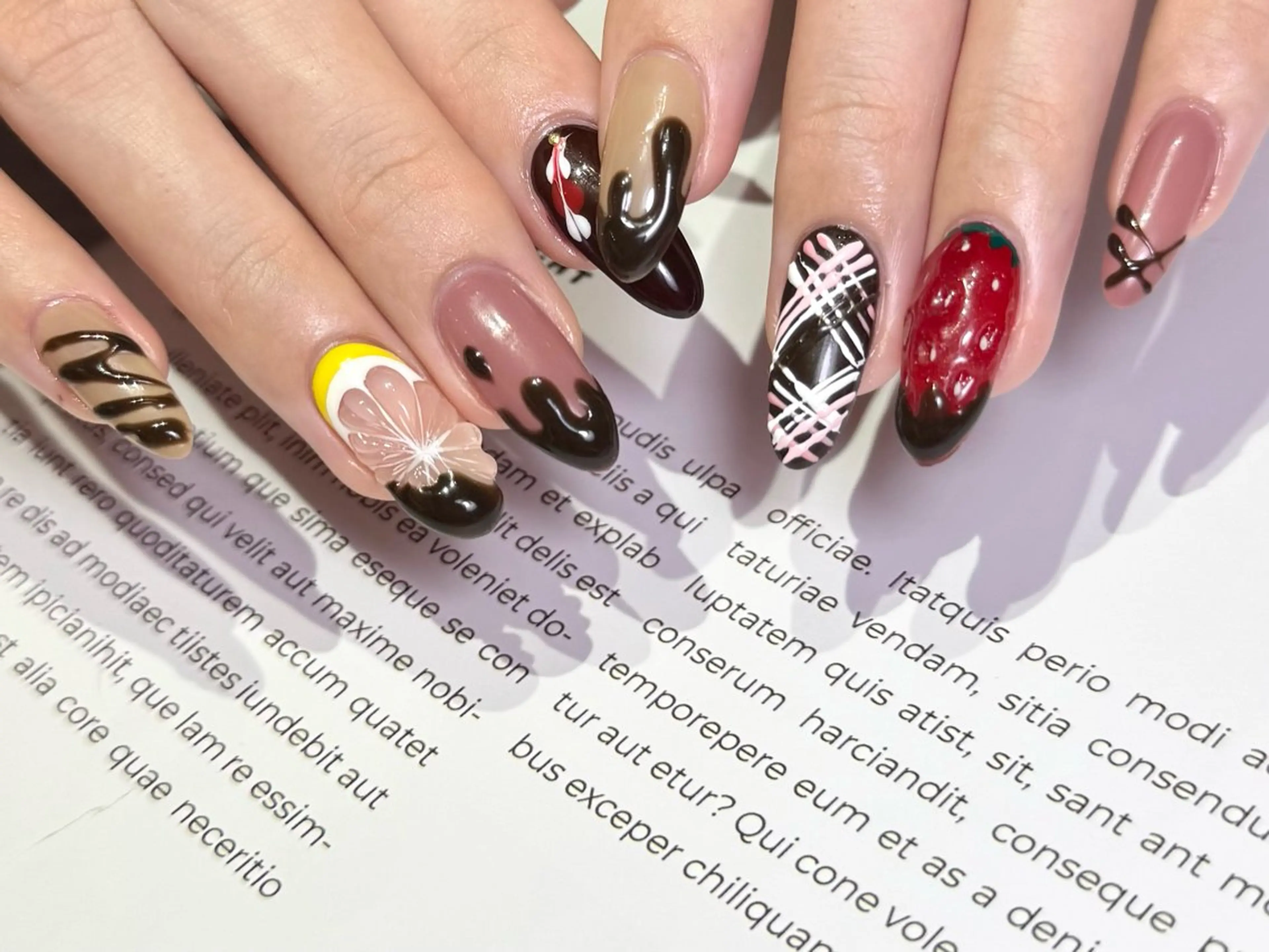 ネイル アートネイル ハンドネイル Mnailsalon フィルイン対応サロンのネイルデザイン