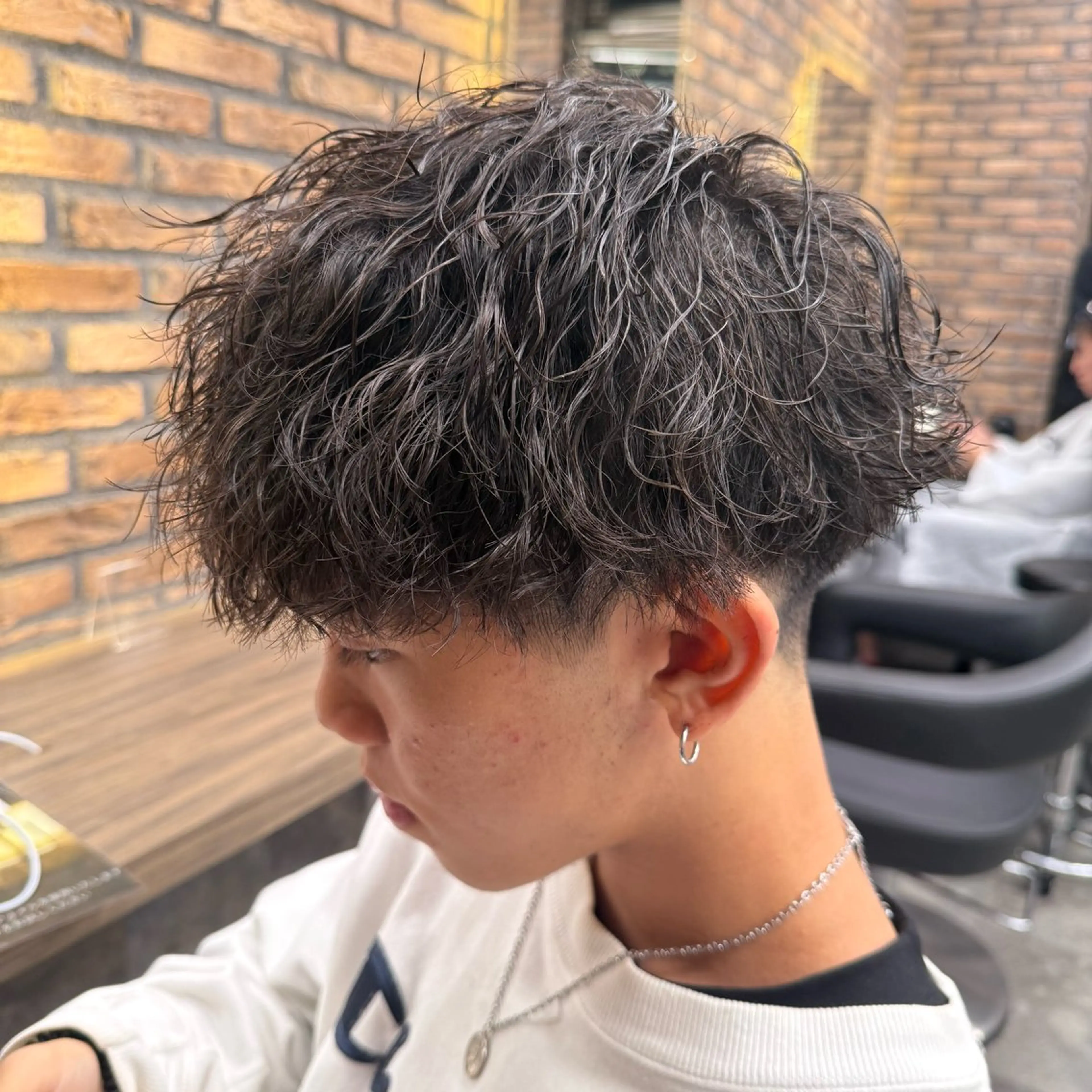 ショート カラー パーマ ヘアアレンジ メンズ キッズ 🔷横浜1のパーマ 職人🔷将太郎のヘアスタイル