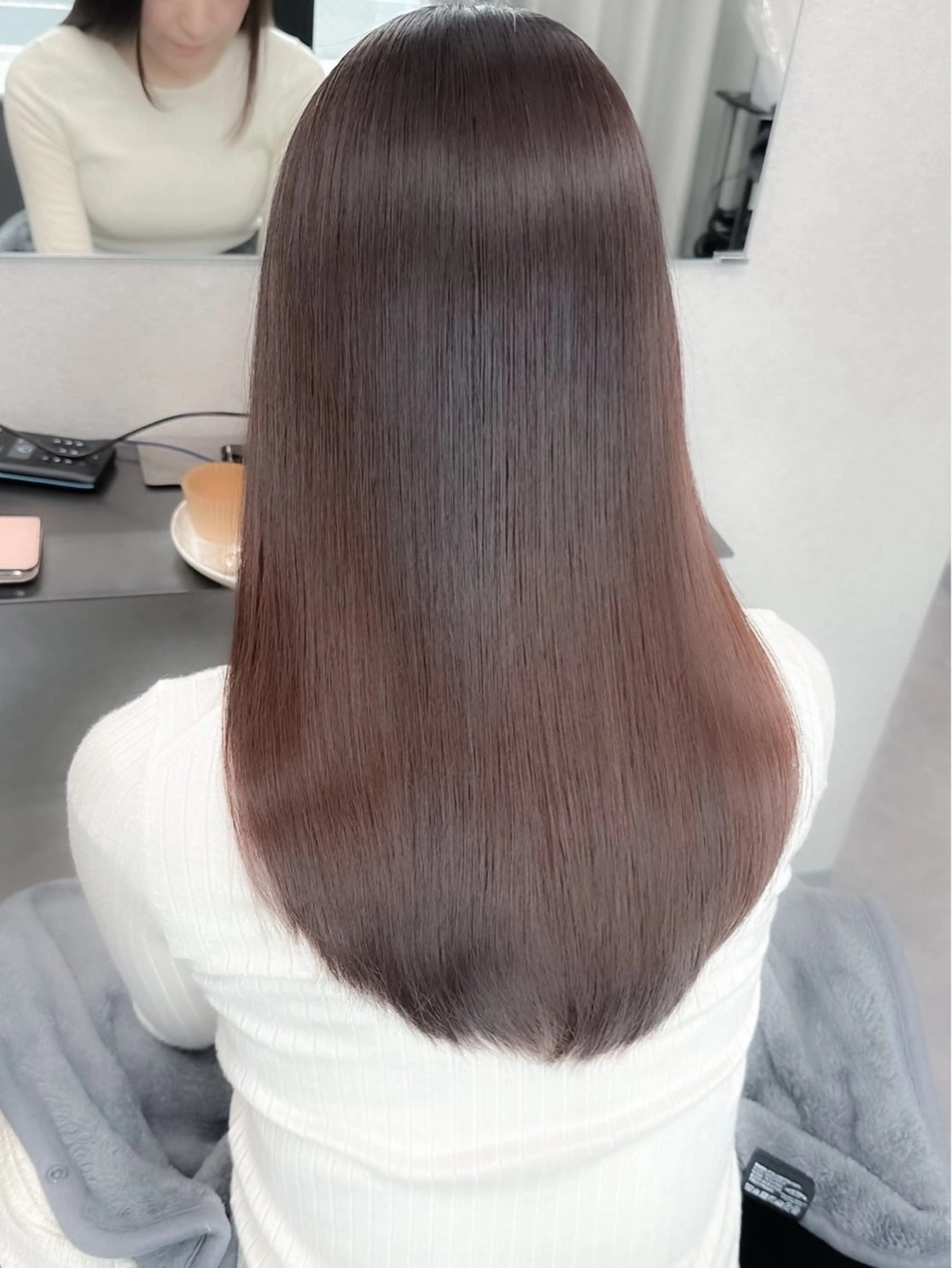 ロング カット 縮毛矯正 トリートメント SLASHスラッシュ 兵頭　裕のヘアスタイル