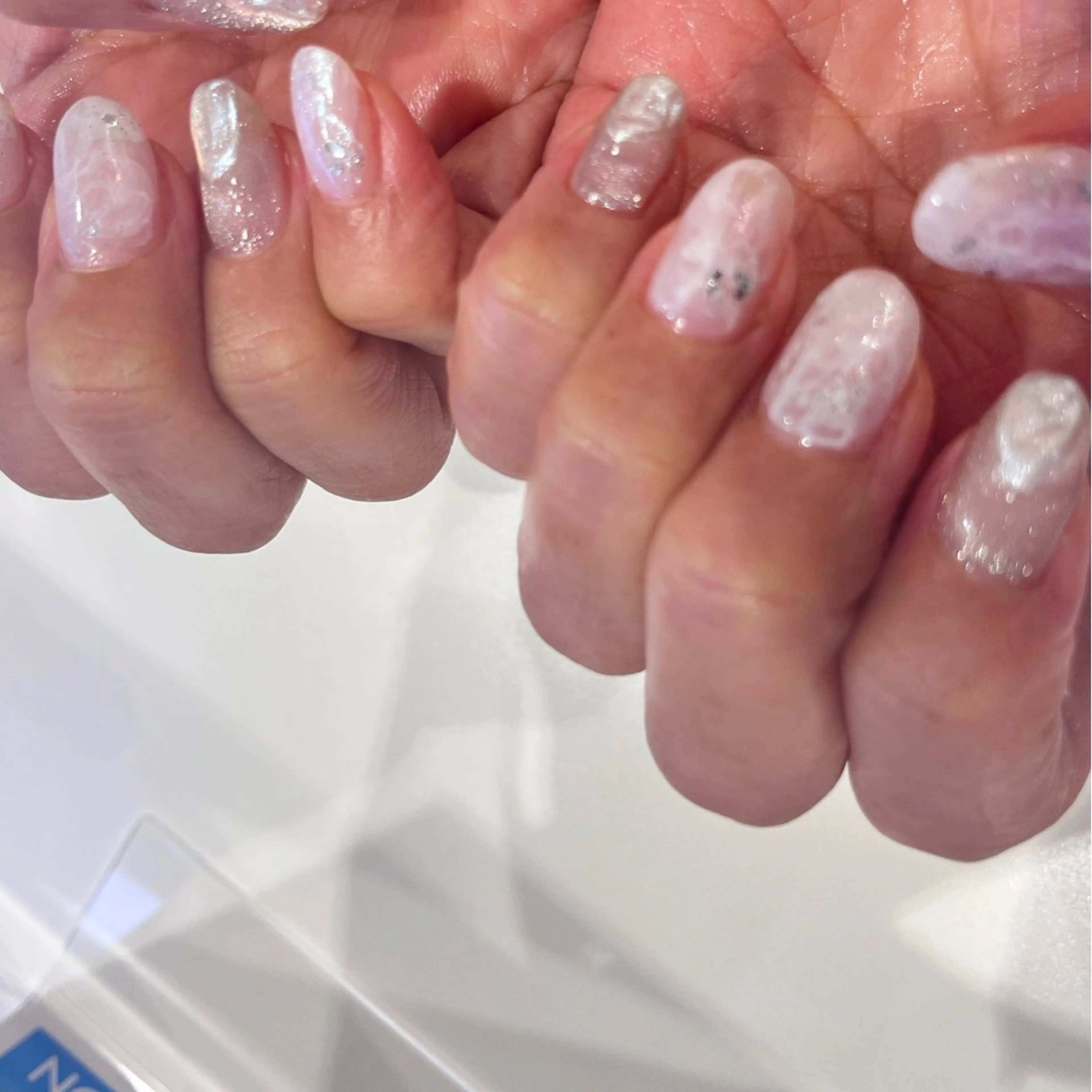 ネイル ジェルネイル マグネットネイル ニュアンスネイル 夏ネイル ハンドネイル tamu nail 　金町のネイルデザイン