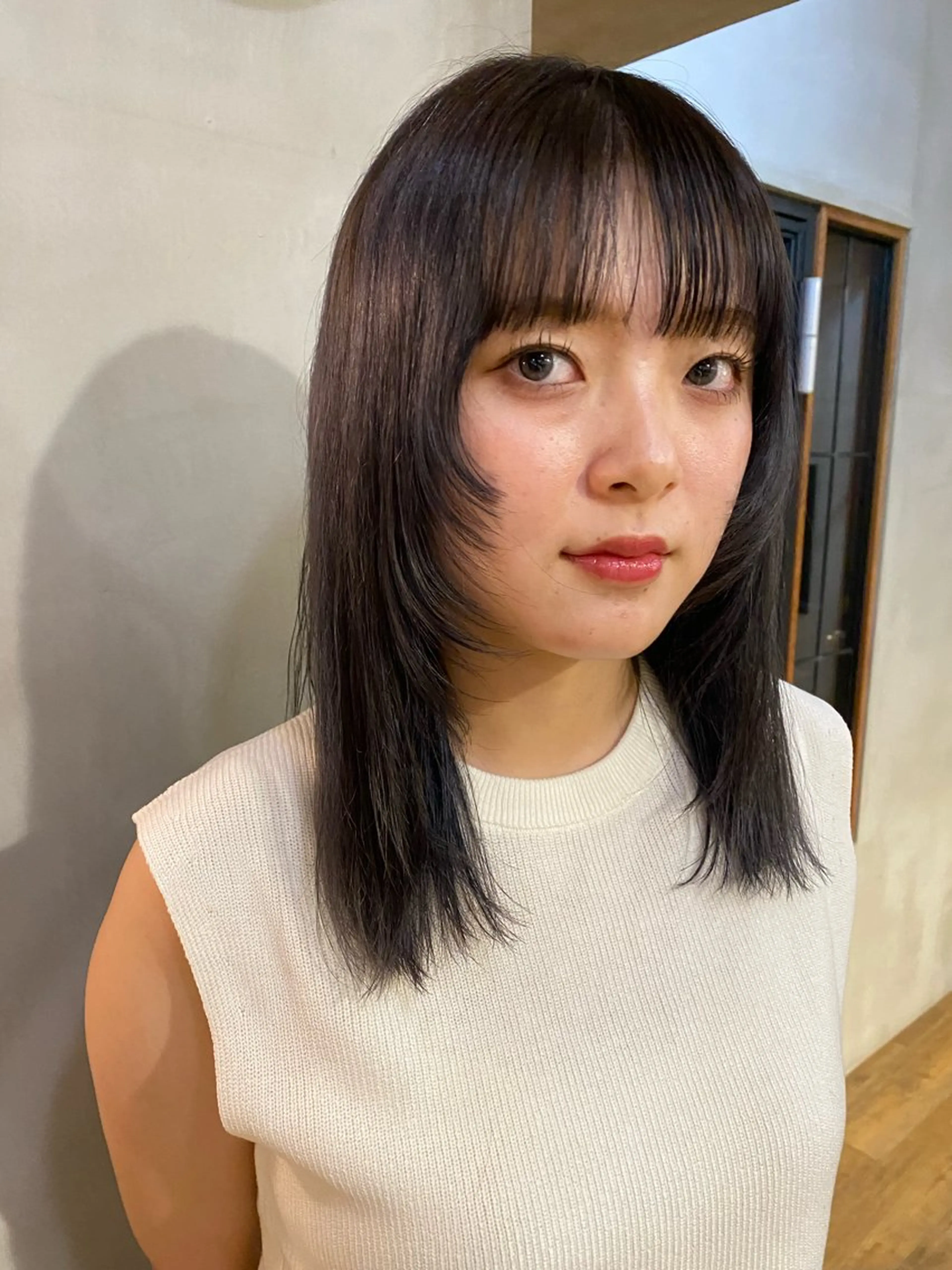 セミロング 齋藤 リクのヘアスタイル