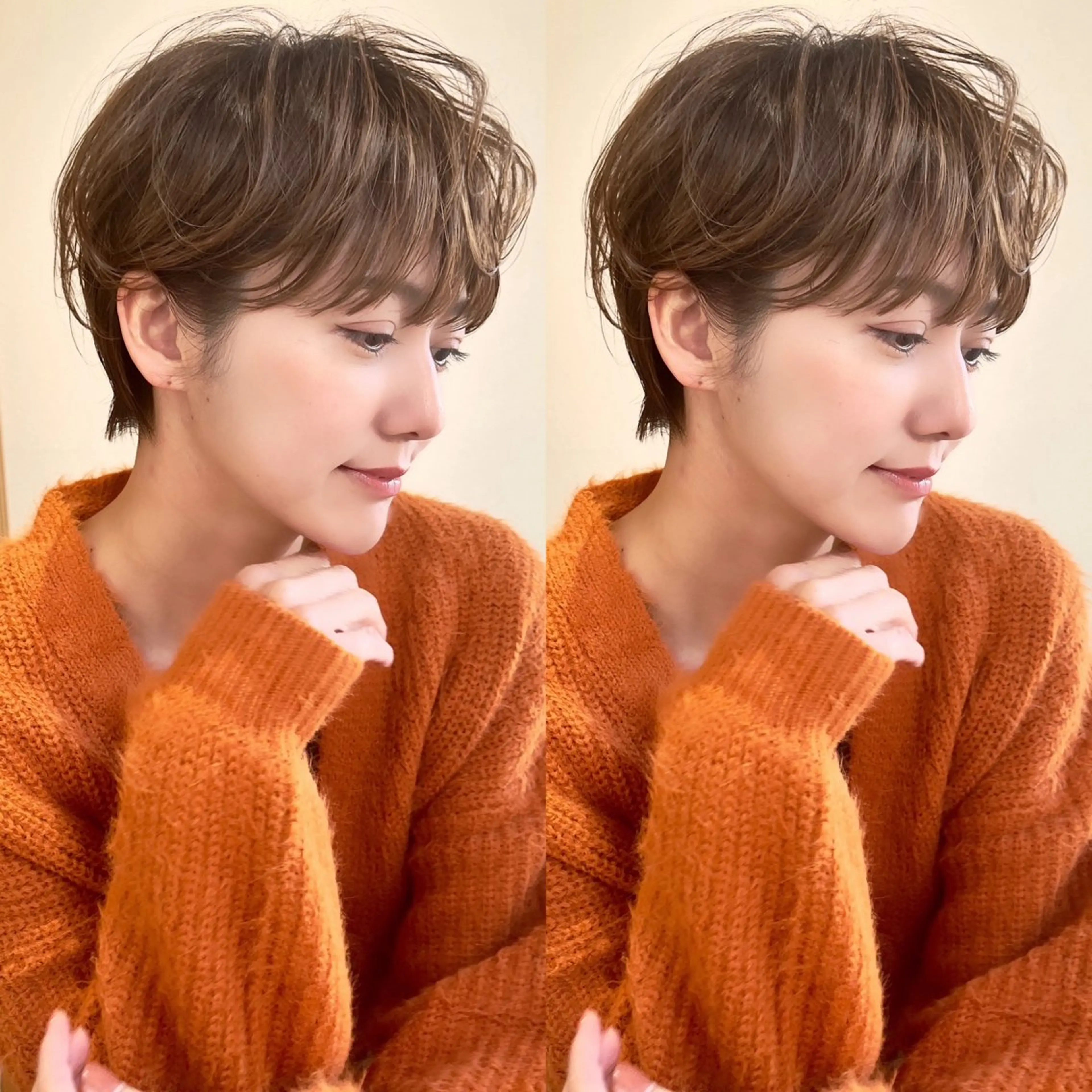 ショート パーマ ショートボブ ボブ ショートヘア 【似合わせ・レイヤー ・パーマ】海気のヘアスタイル