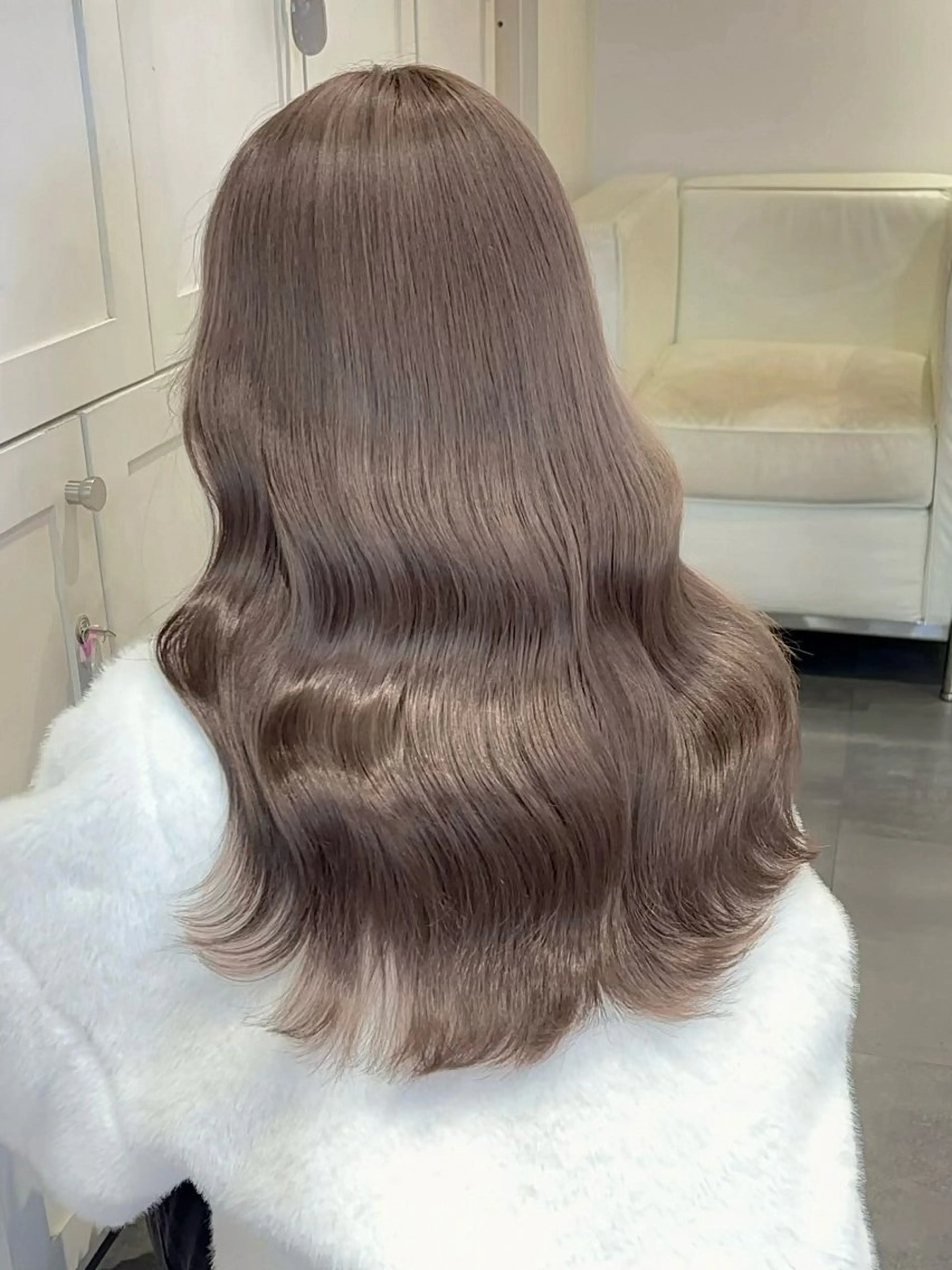 ロング ミルクティー/モテ髪 韓国スタイル/ハルトのヘアスタイル