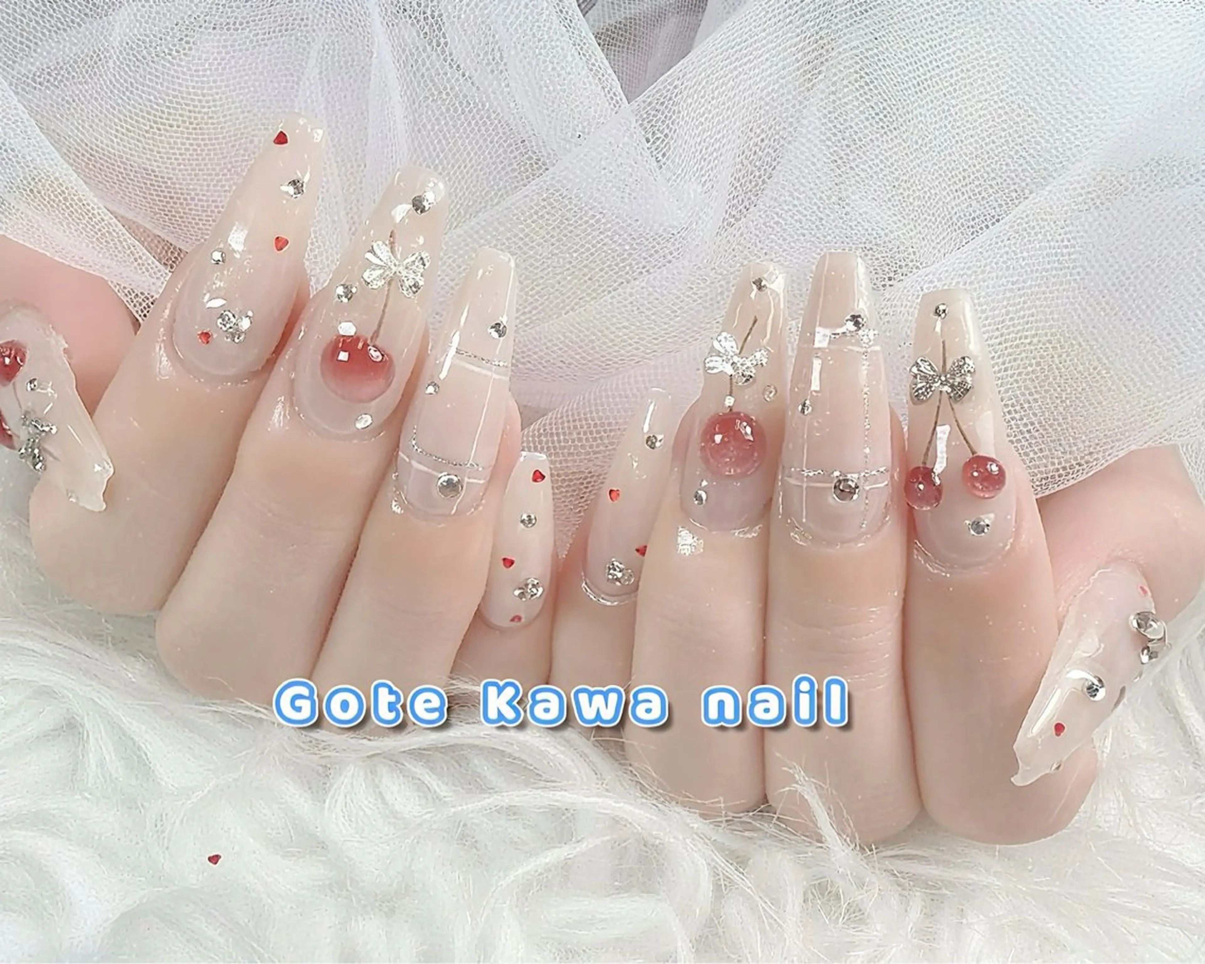 ネイル 春ネイル ハンドネイル ハンドケア Gote Kawa nail salonのネイルデザイン