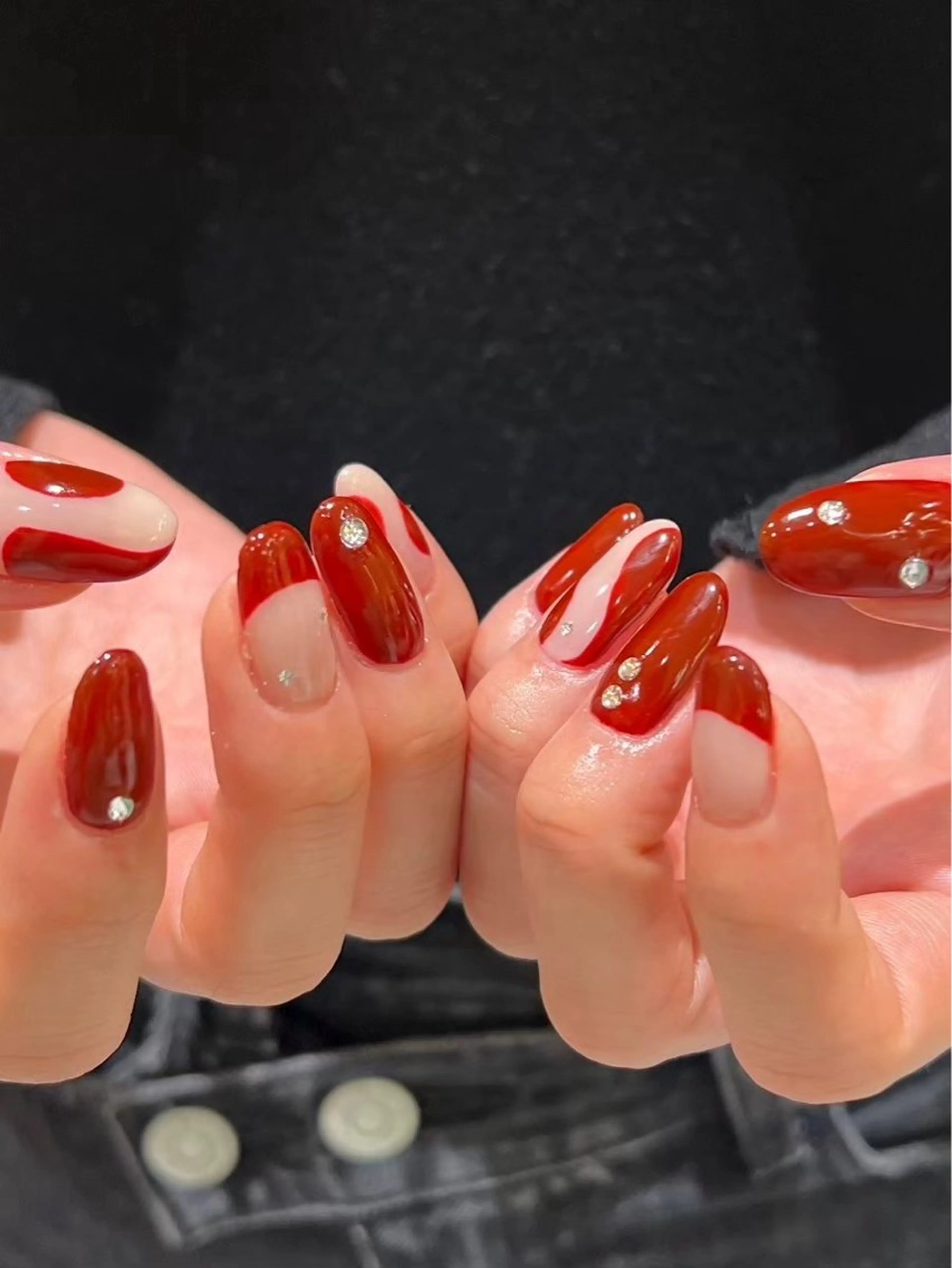 【nuance nail🌀🪄💫】アートネイル10本🕊️※オフなしの写真