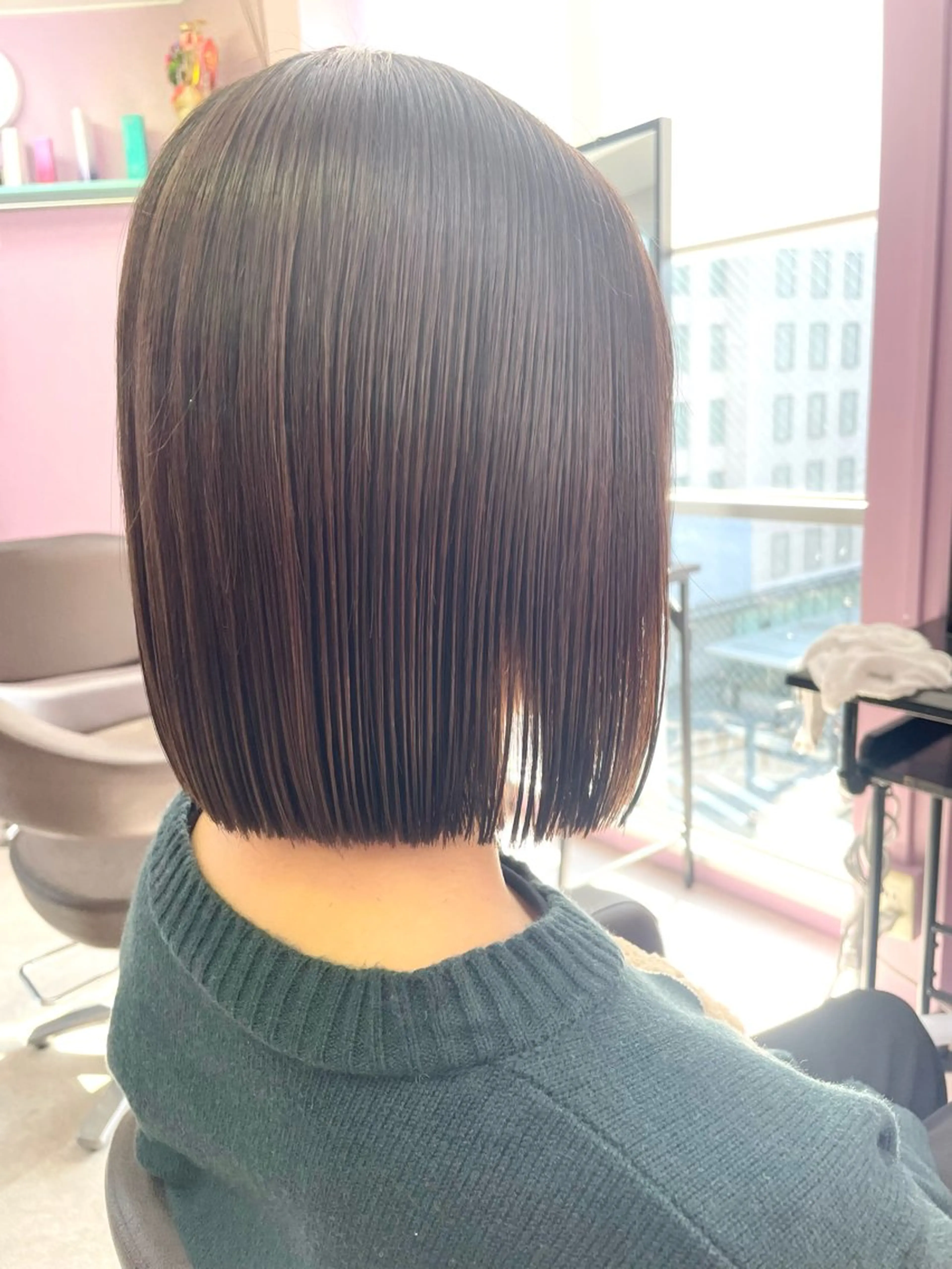ミディアム カラー カット ヘアカラー トリートメント 高尾亮輔/ ボブ特化美容師のヘアスタイル