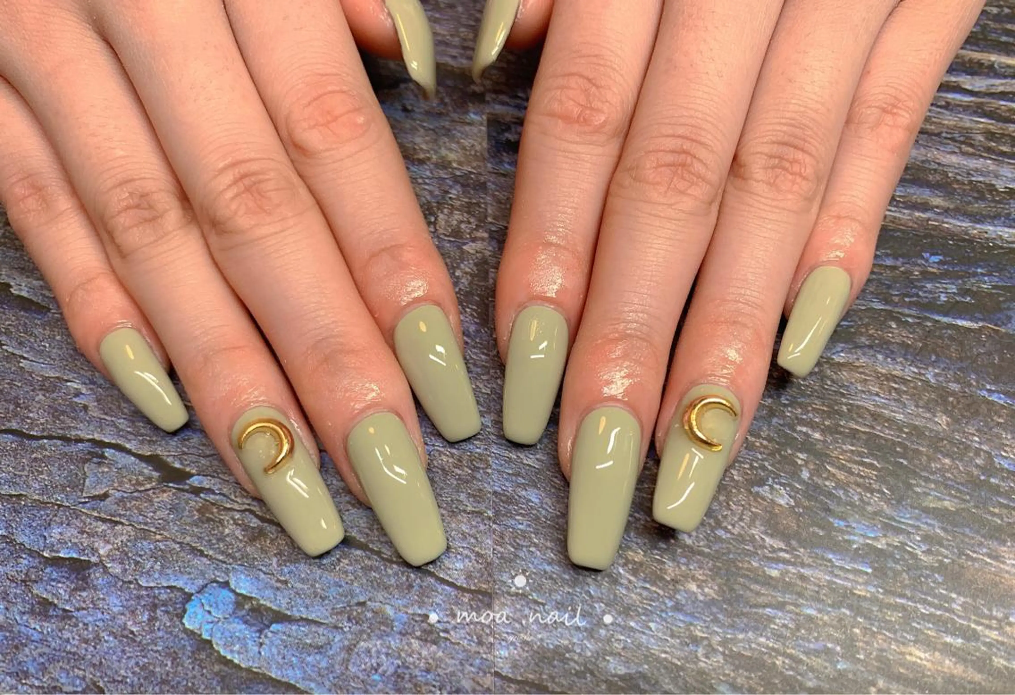 ネイル ワンカラーネイル スカルプネイル MOA NAIL所属・MoaNail🫶 Yoshiのネイルデザイン