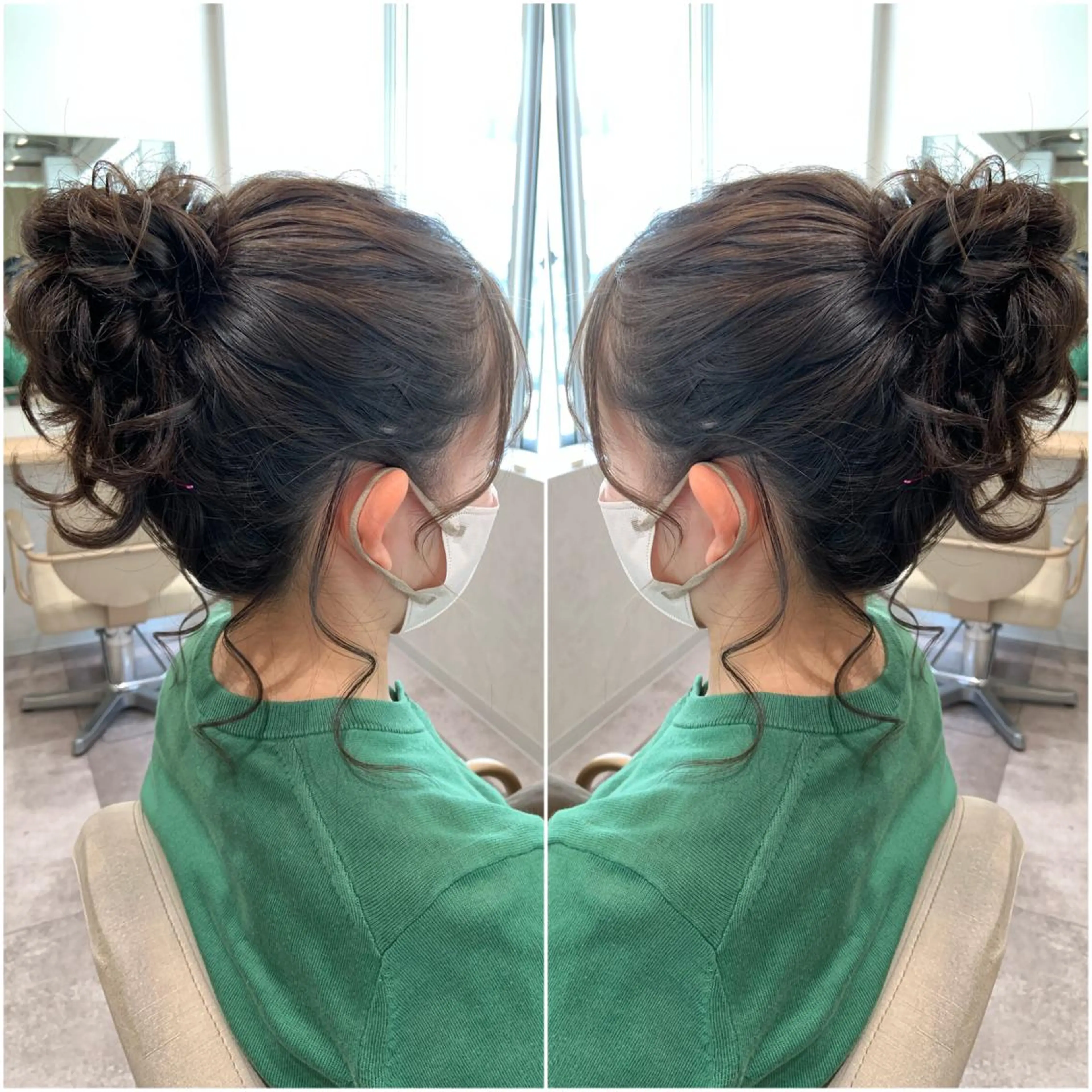 ミディアム ヘアアレンジ 韓国hair🦋 Nanaのヘアスタイル