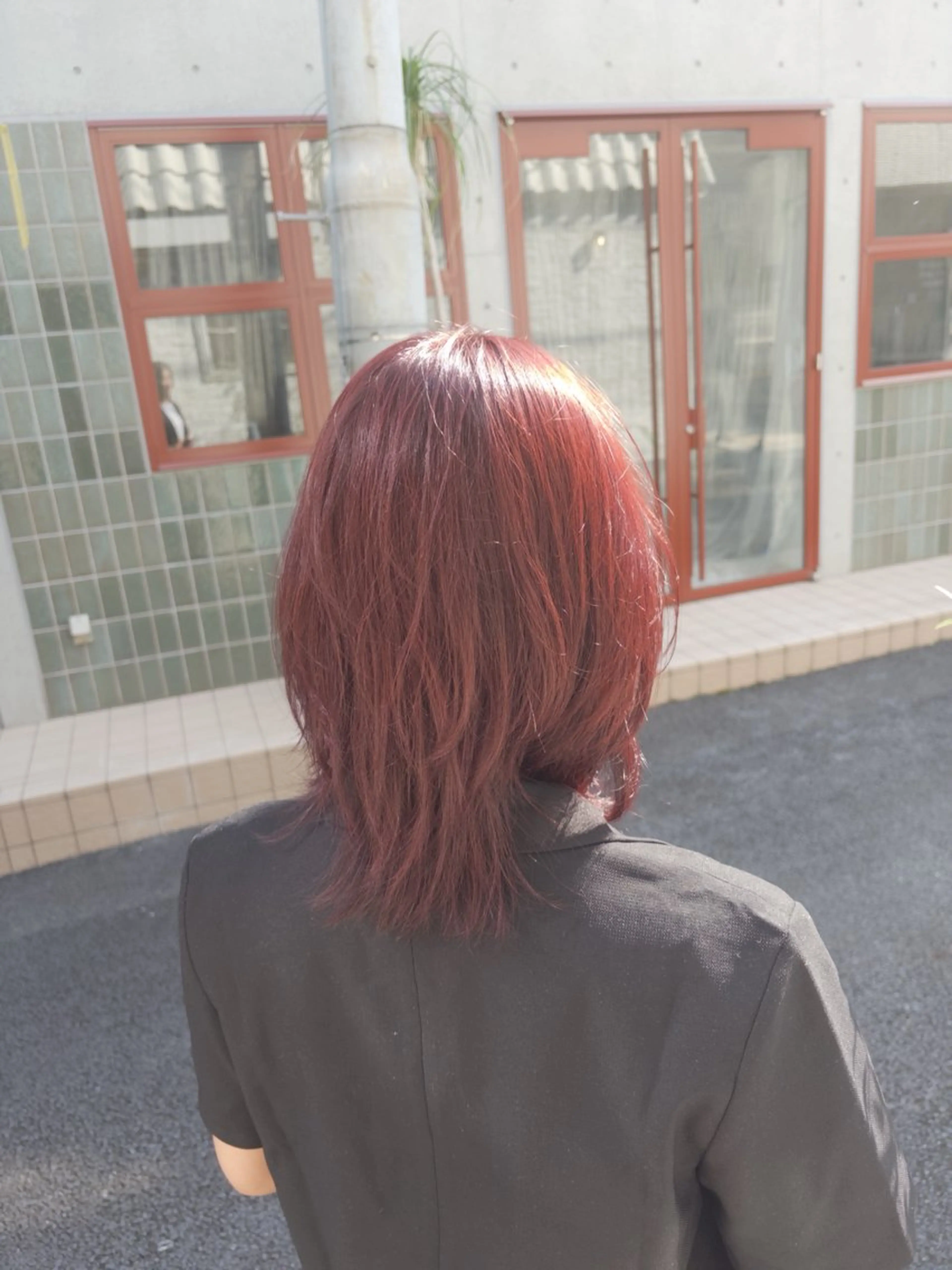 ミディアム カラー ヘアカラー SHO 👻原宿 /艶カラーのヘアスタイル