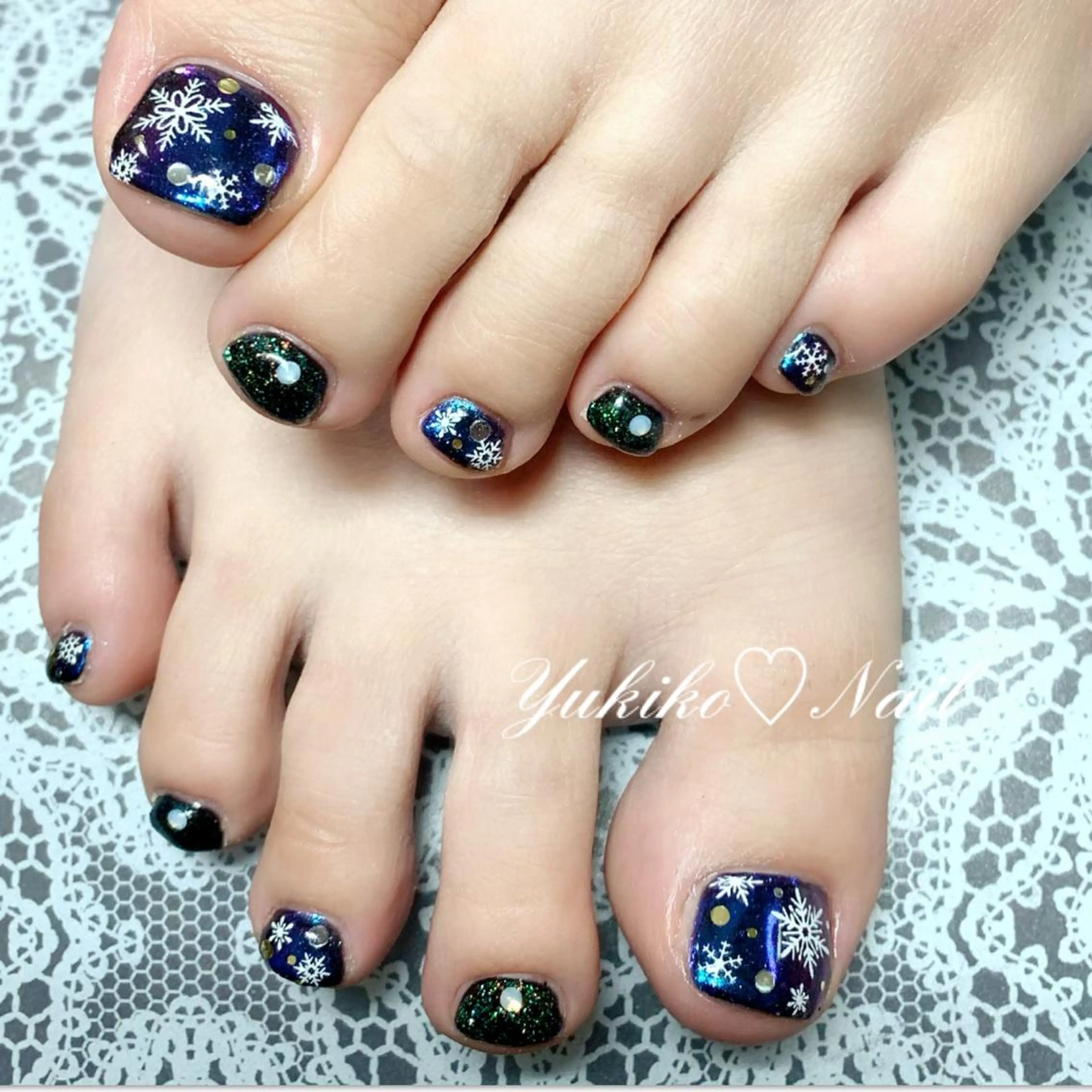 ネイル フットネイル ユキコ ネイルのネイルデザイン