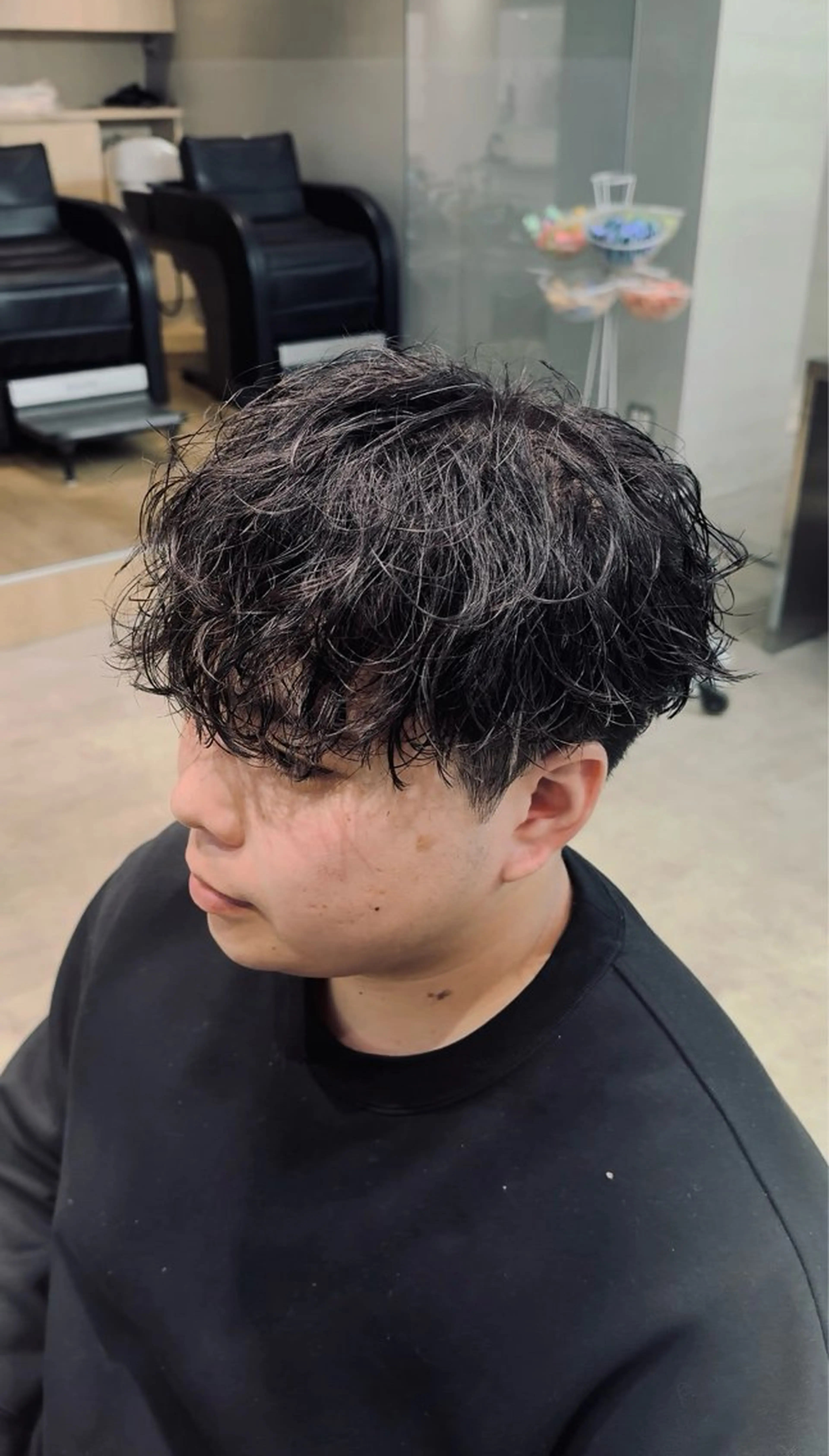 ショート パーマ カット パーマ fifth天神パーマ メンズ特化/虎太郎のヘアスタイル